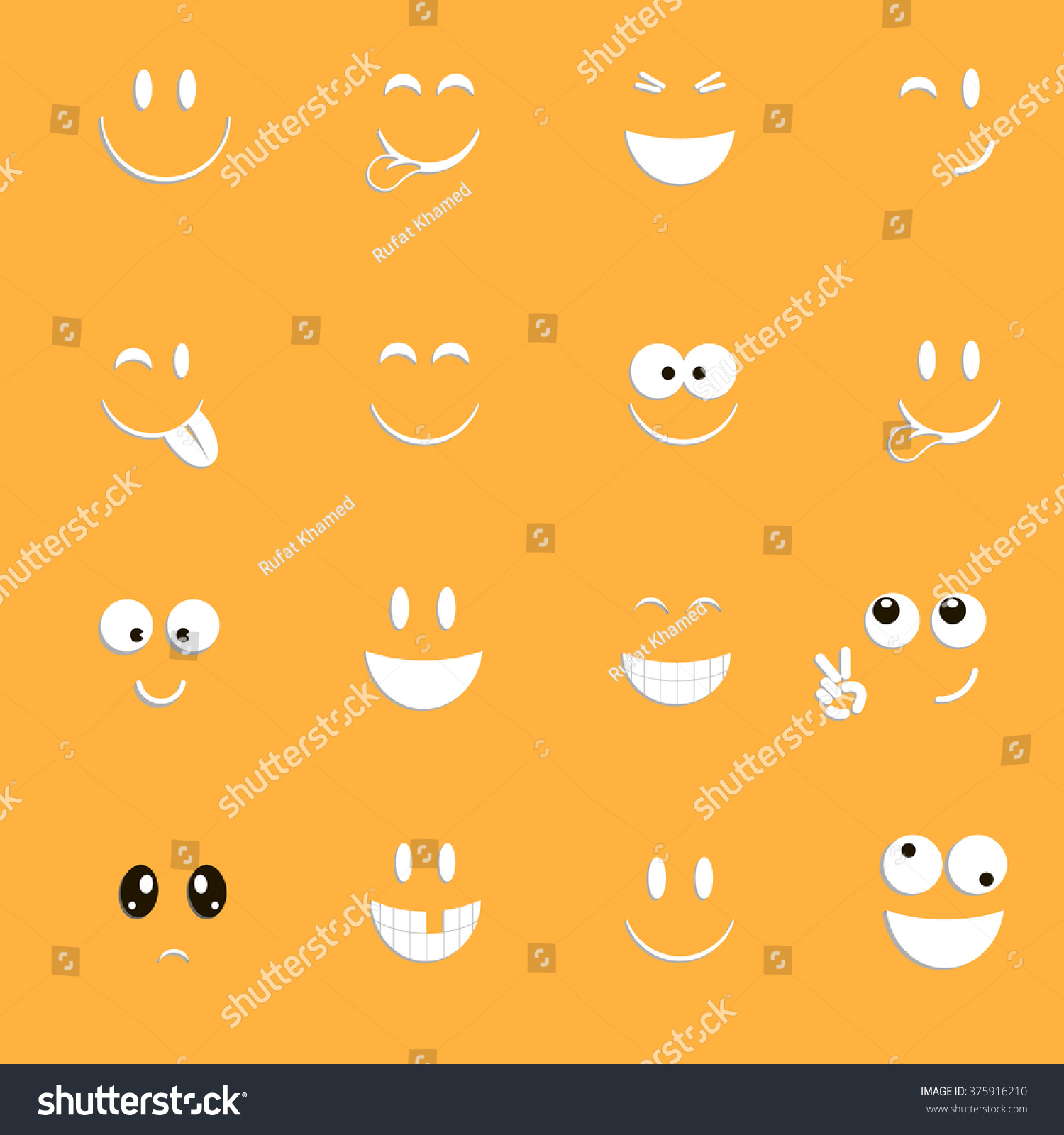 Edit Vectors Free Online - Emoticon faces | Shutterstock Editor