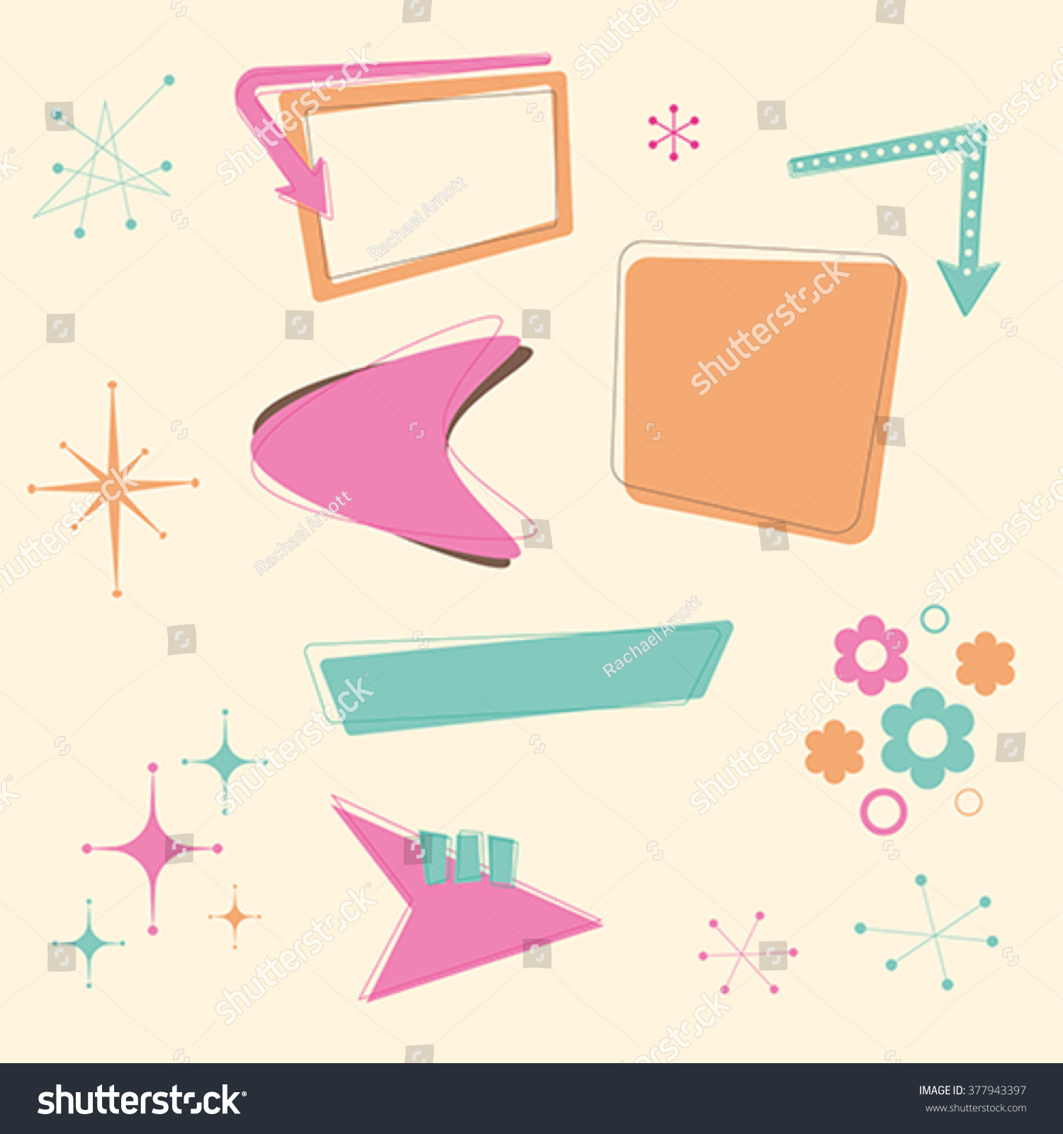 Edit Vectors Free Online - A set of retro | Shutterstock Editor