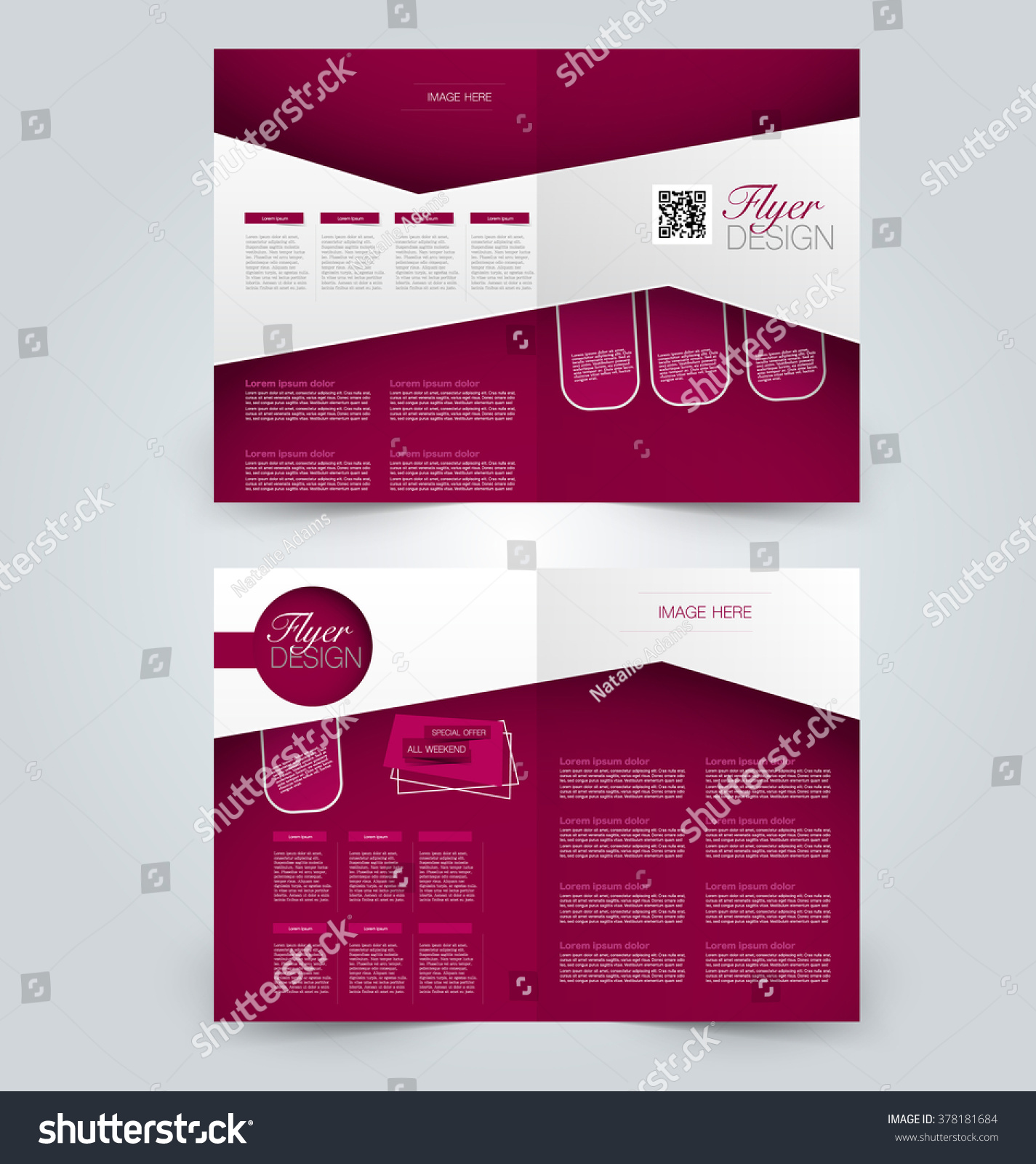 Edit Vectors Free Online - Abstract flyer | Shutterstock Editor