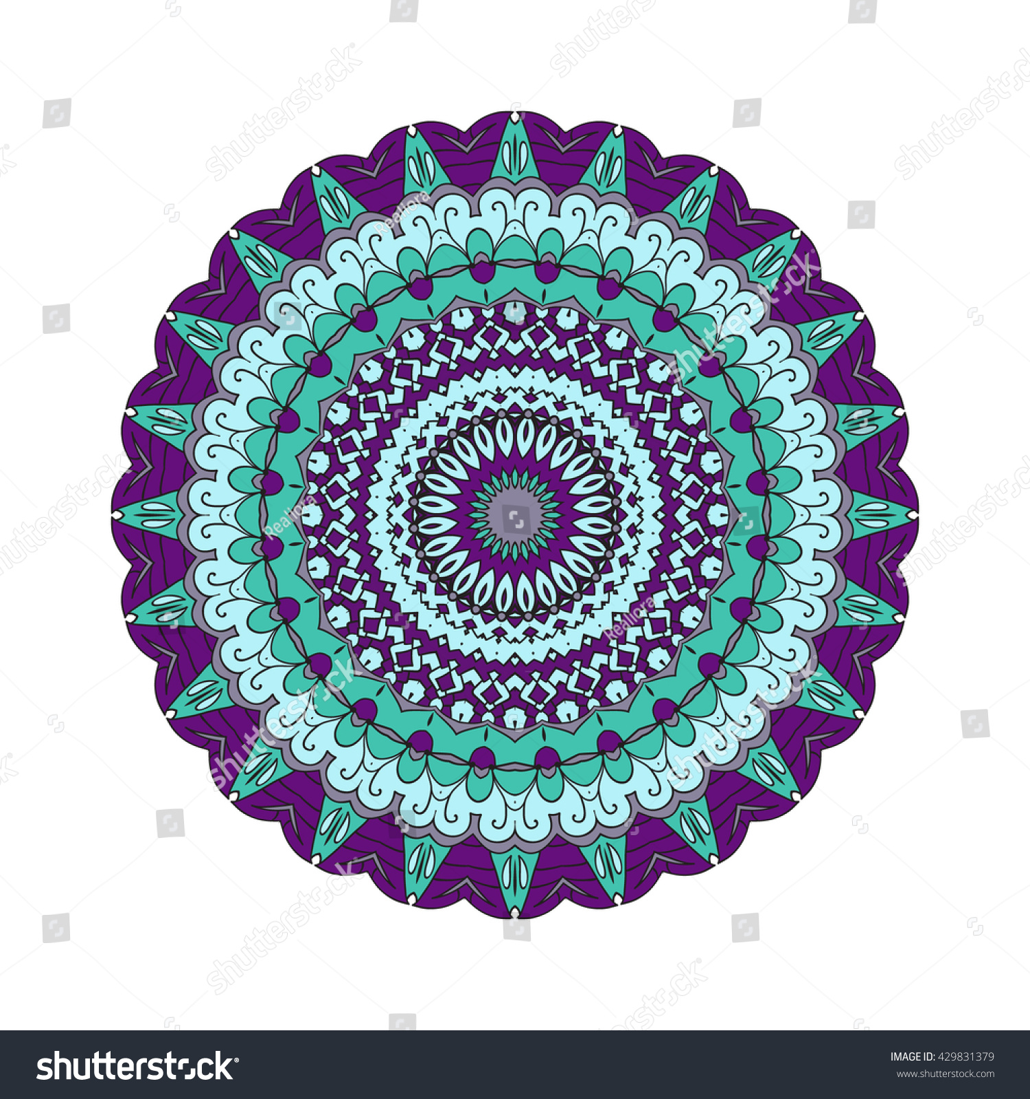 Download Edit Vectors Free Online - Mandala vector | Shutterstock ...