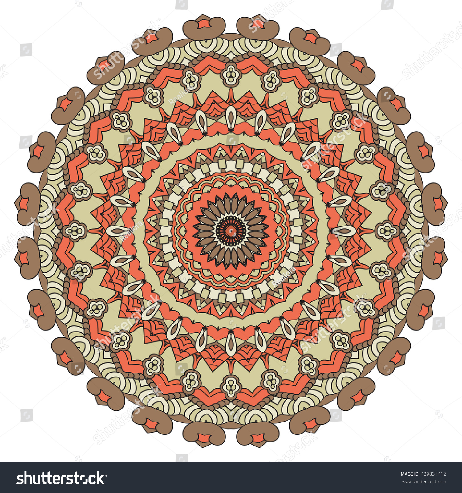 Download Edit Vectors Free Online - Mandala vector | Shutterstock ...