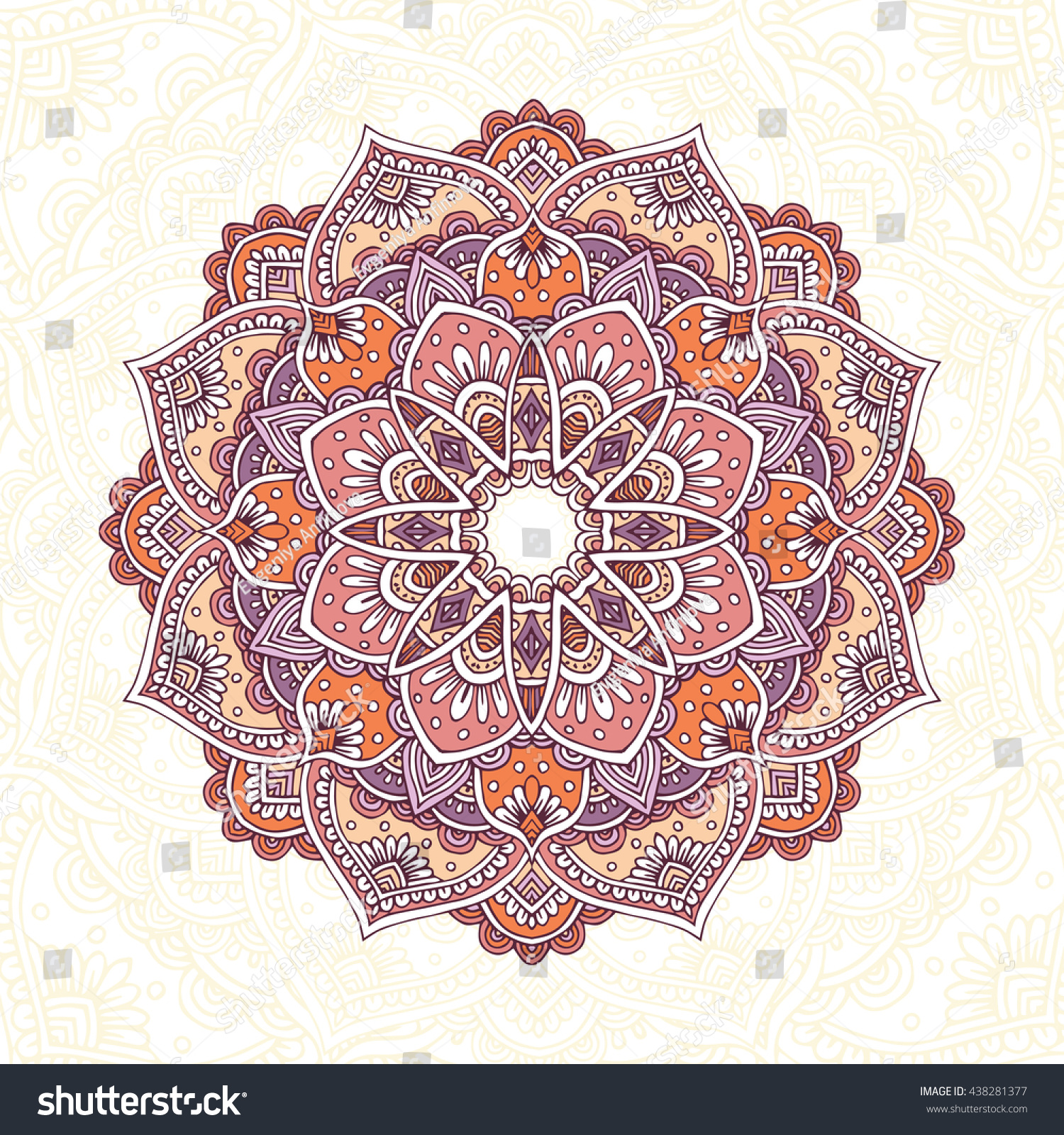 Edit Vectors Free Online - Hand-drawn mandala | Shutterstock Editor