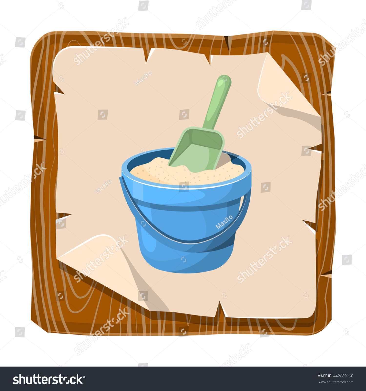 Edit Vectors Free Online - With sand bucket | Shutterstock Editor