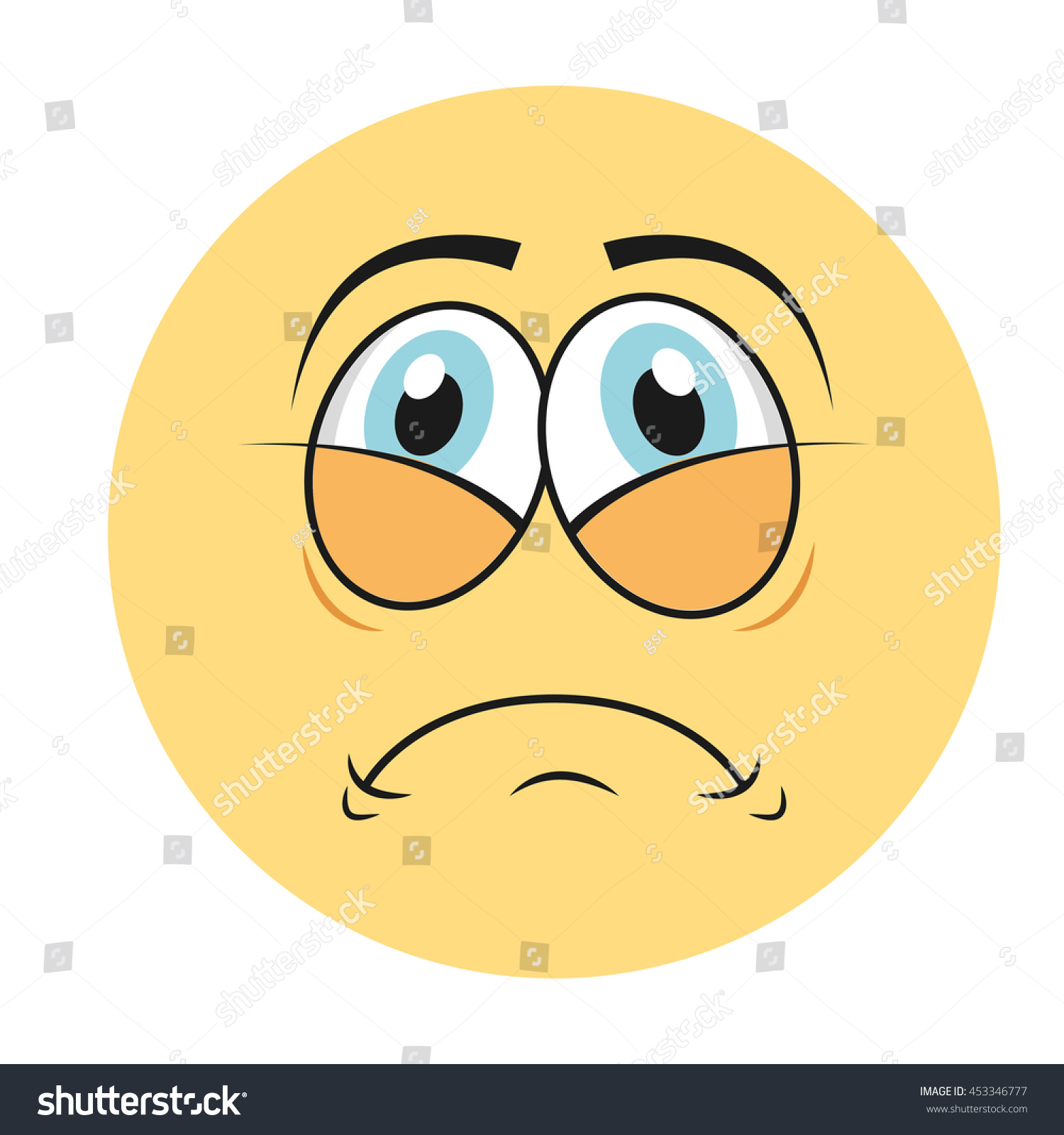 Edit Vectors Free Online - sad cartoon | Shutterstock Editor