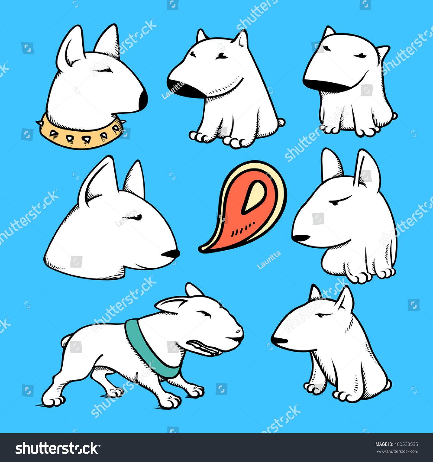 Edit Vectors Free Online - Dogs characters | Shutterstock Editor