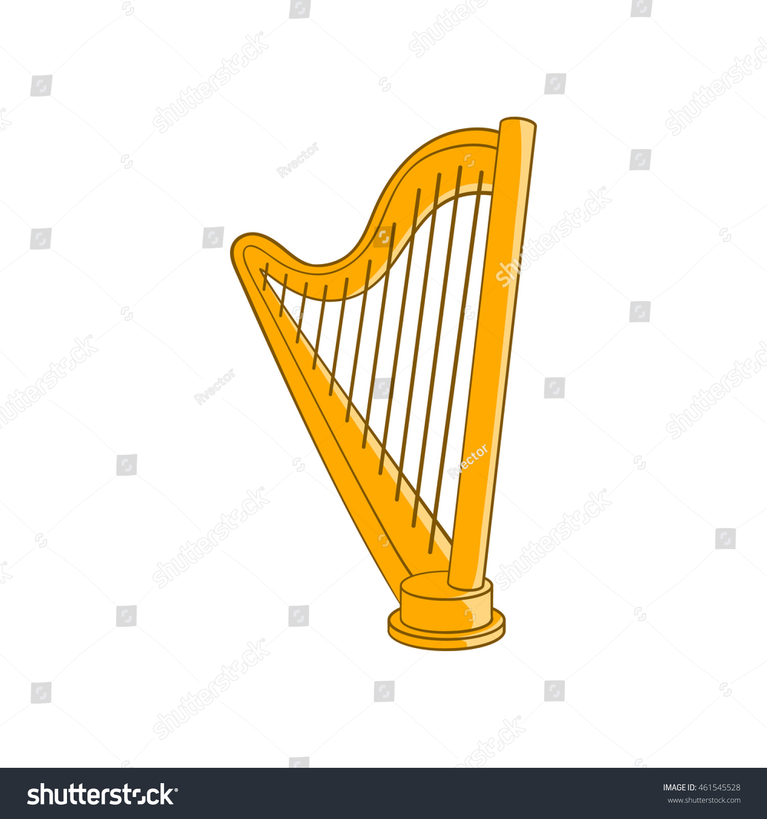 Edit Vectors Free Online - Harp icon. | Shutterstock Editor