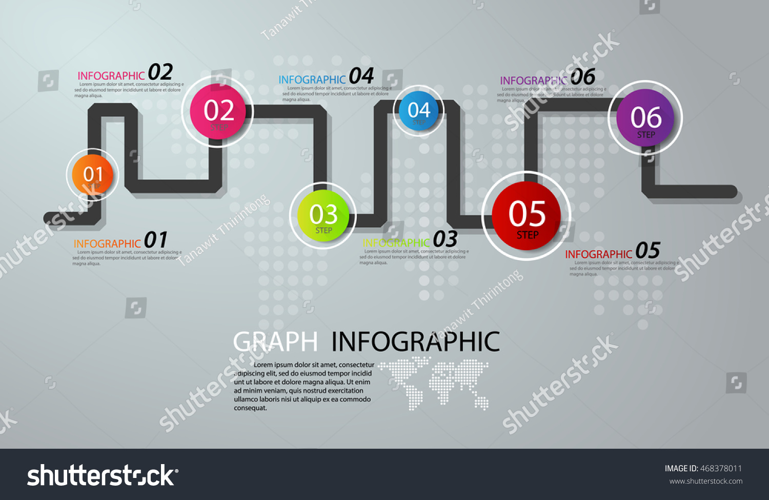 Download Edit Vectors Free Online - 3D Illustration Infographic. Vector illustration | Shutterstock Editor