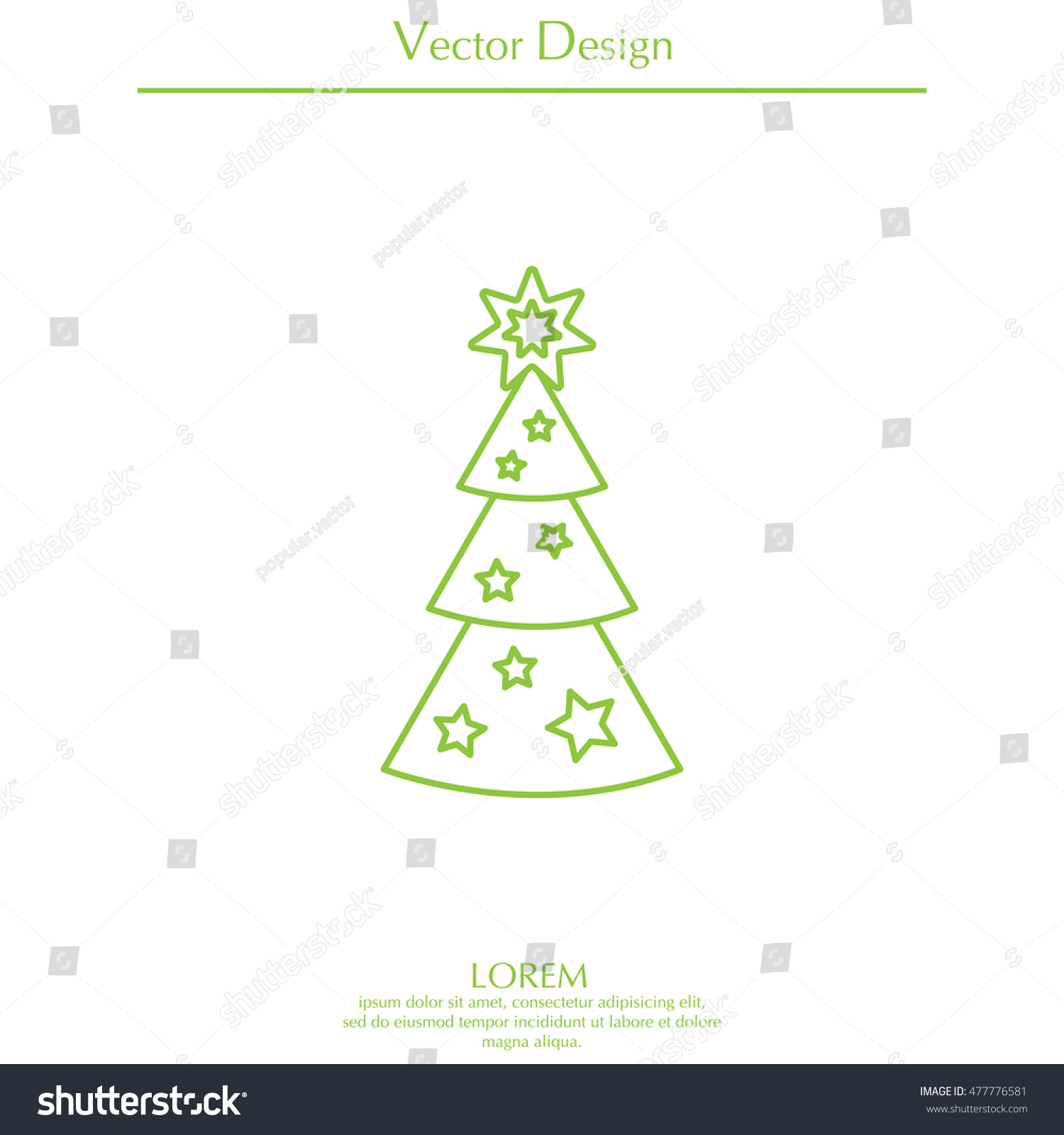 Edit Vectors Free Online - Fir tree | Shutterstock Editor
