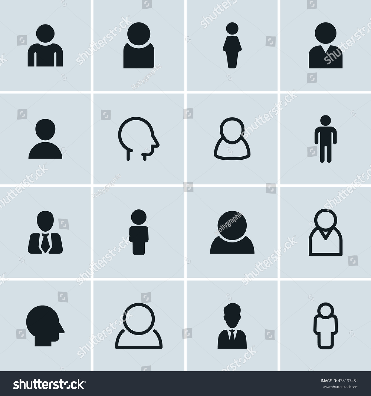 Edit Vectors Free Online - People icons, | Shutterstock Editor