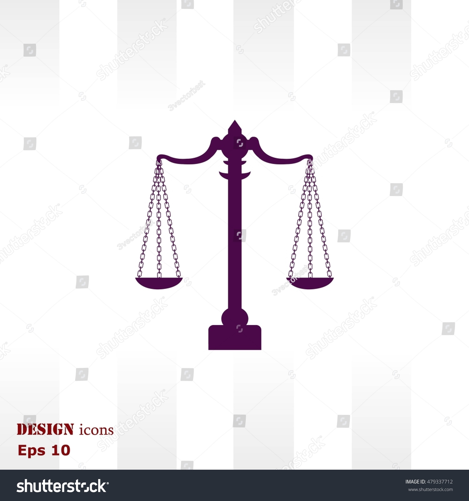 Edit Vectors Free Online - Scales icon, | Shutterstock Editor