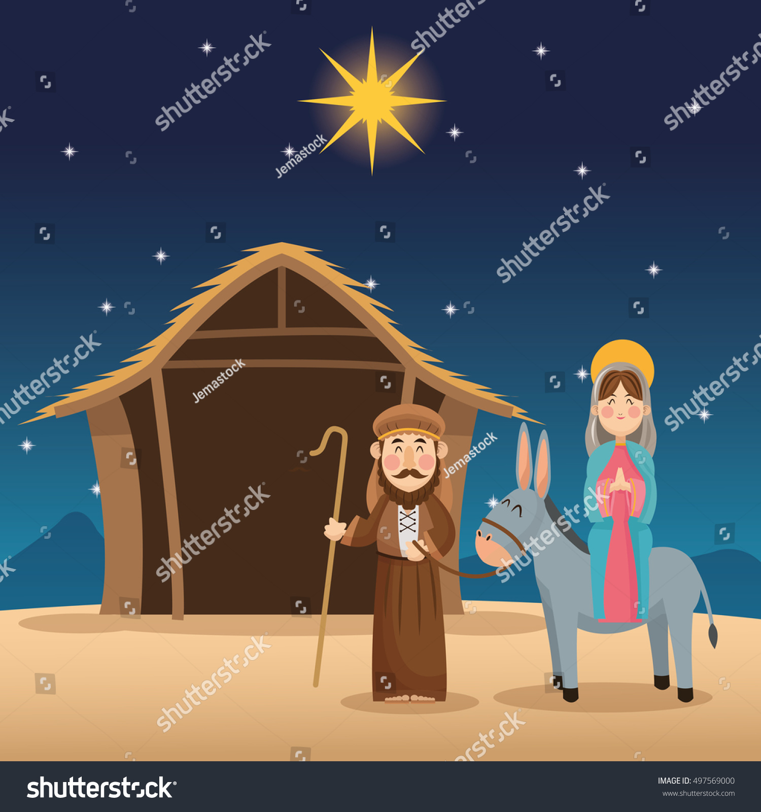 Edit Vectors Free Online - Mary and joseph | Shutterstock Editor