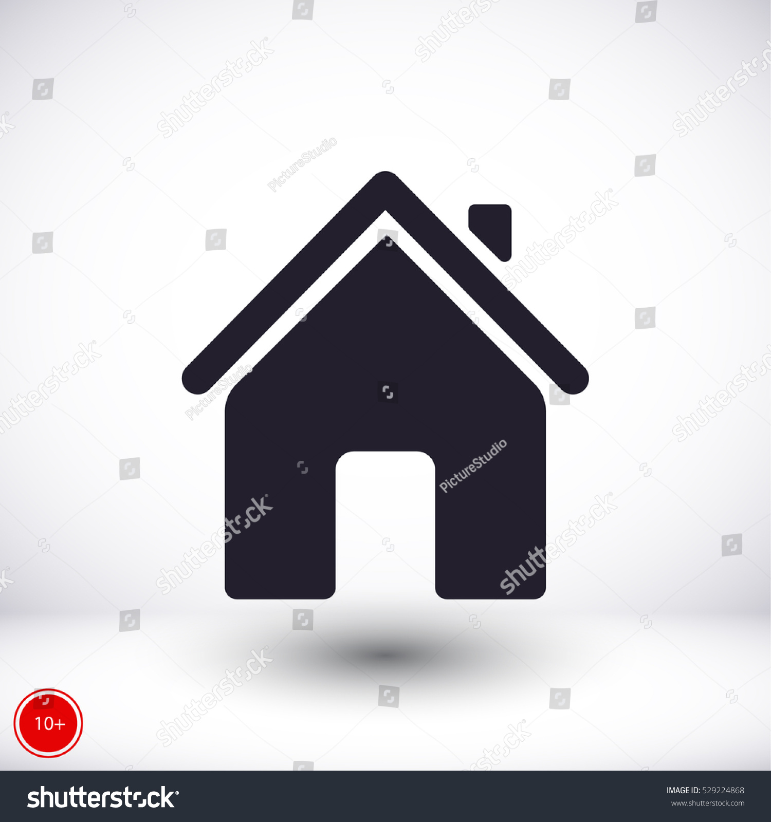 Download Edit Vectors Free Online - Home icon. | Shutterstock Editor