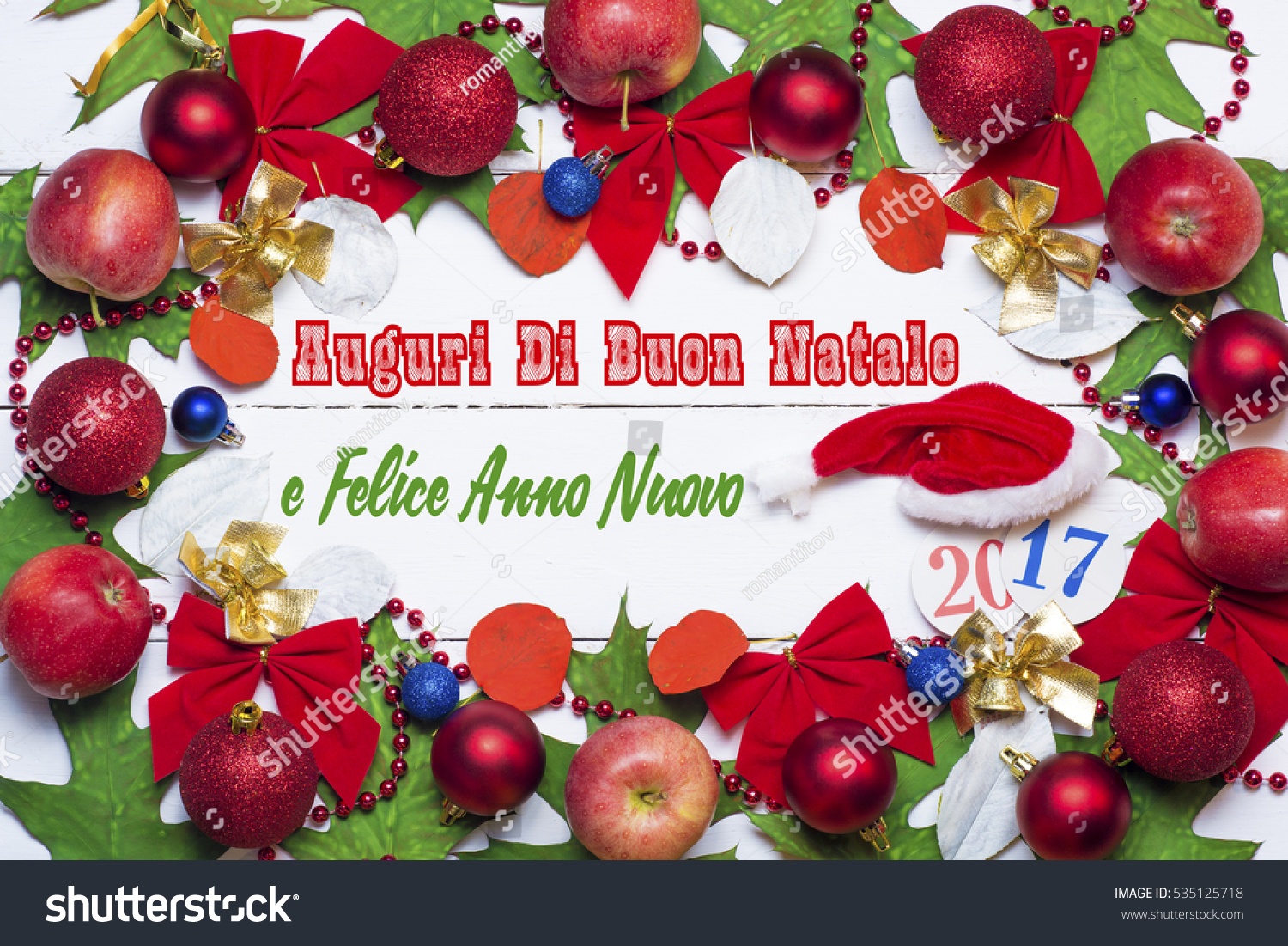 Edit Images Free Online - Merry Christmas and Happy New Year in Italian