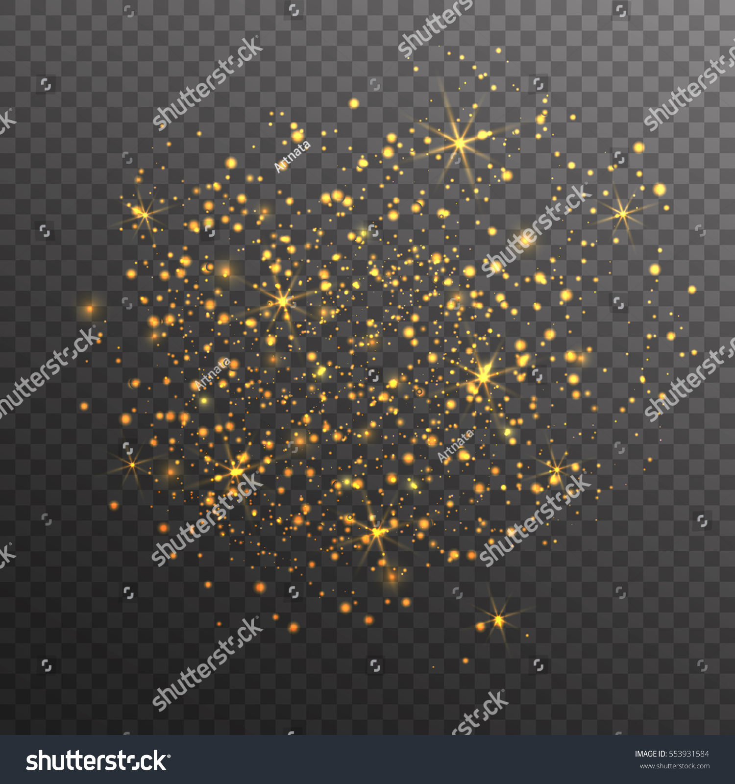 Edit Vectors Free Online - Gold glitter | Shutterstock Editor