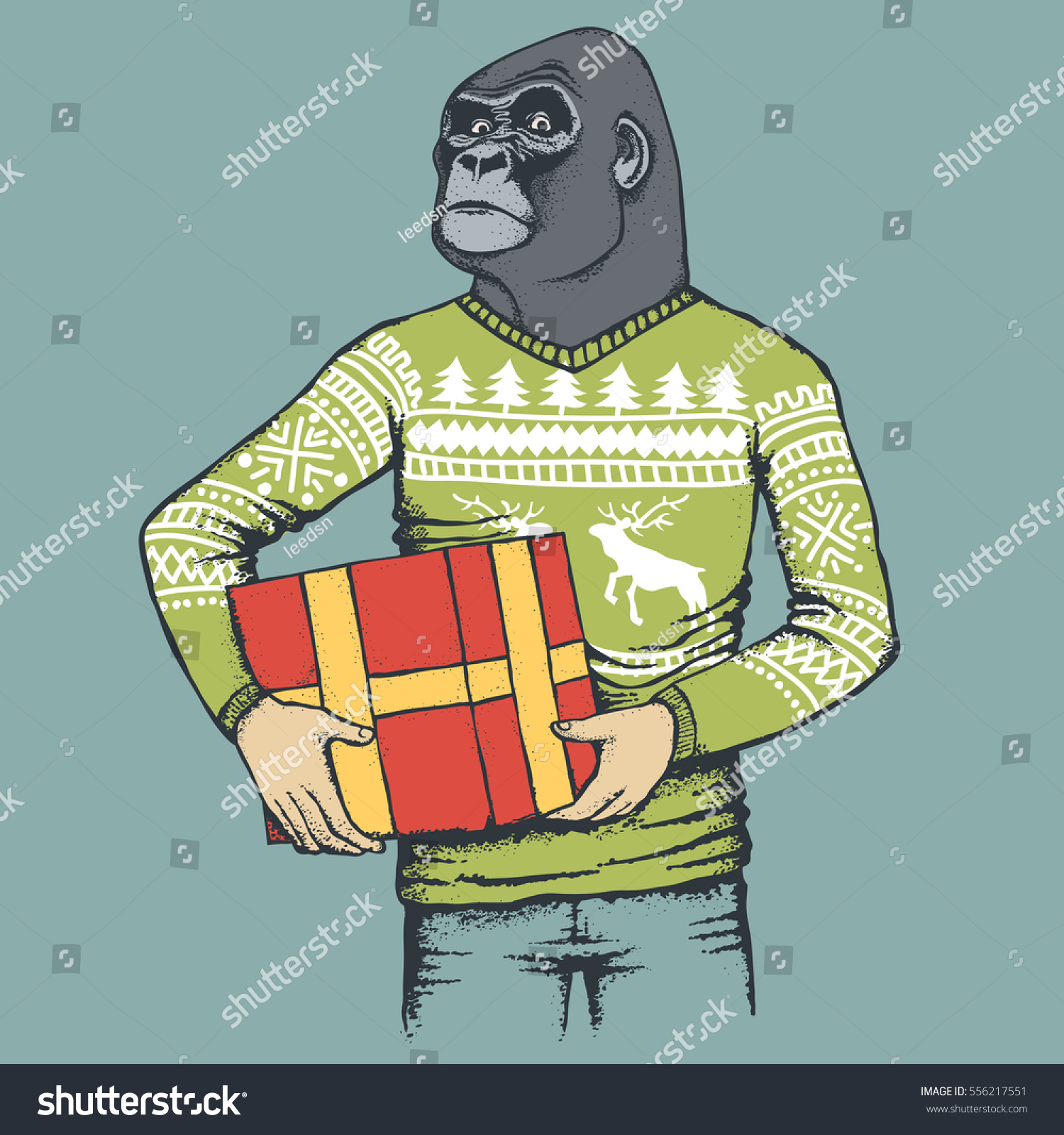 Download Edit Vectors Free Online - Monkey vector | Shutterstock Editor