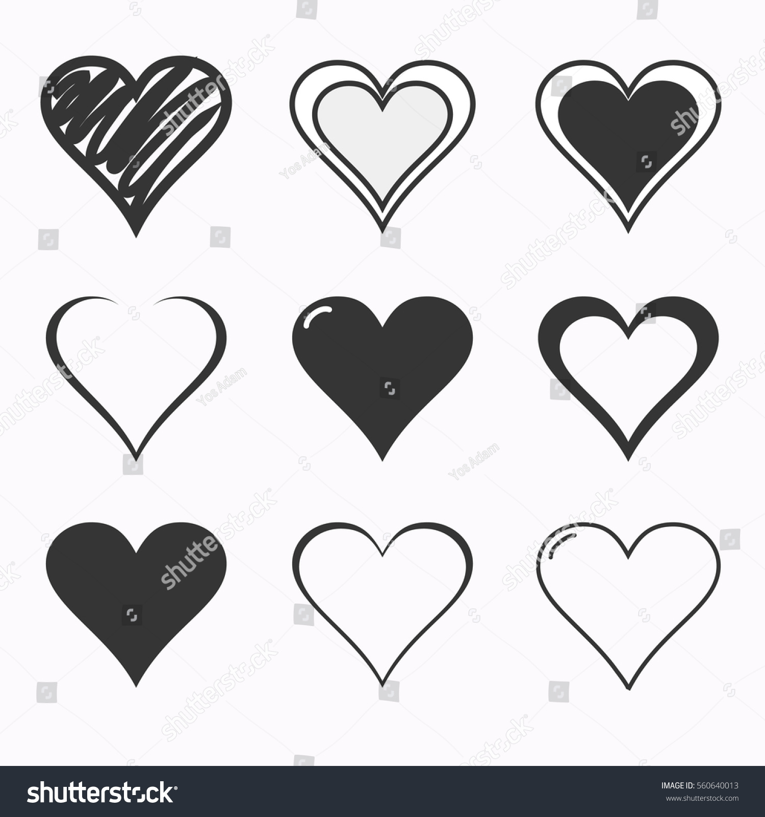 Edit Vectors Free Online - black heart | Shutterstock Editor