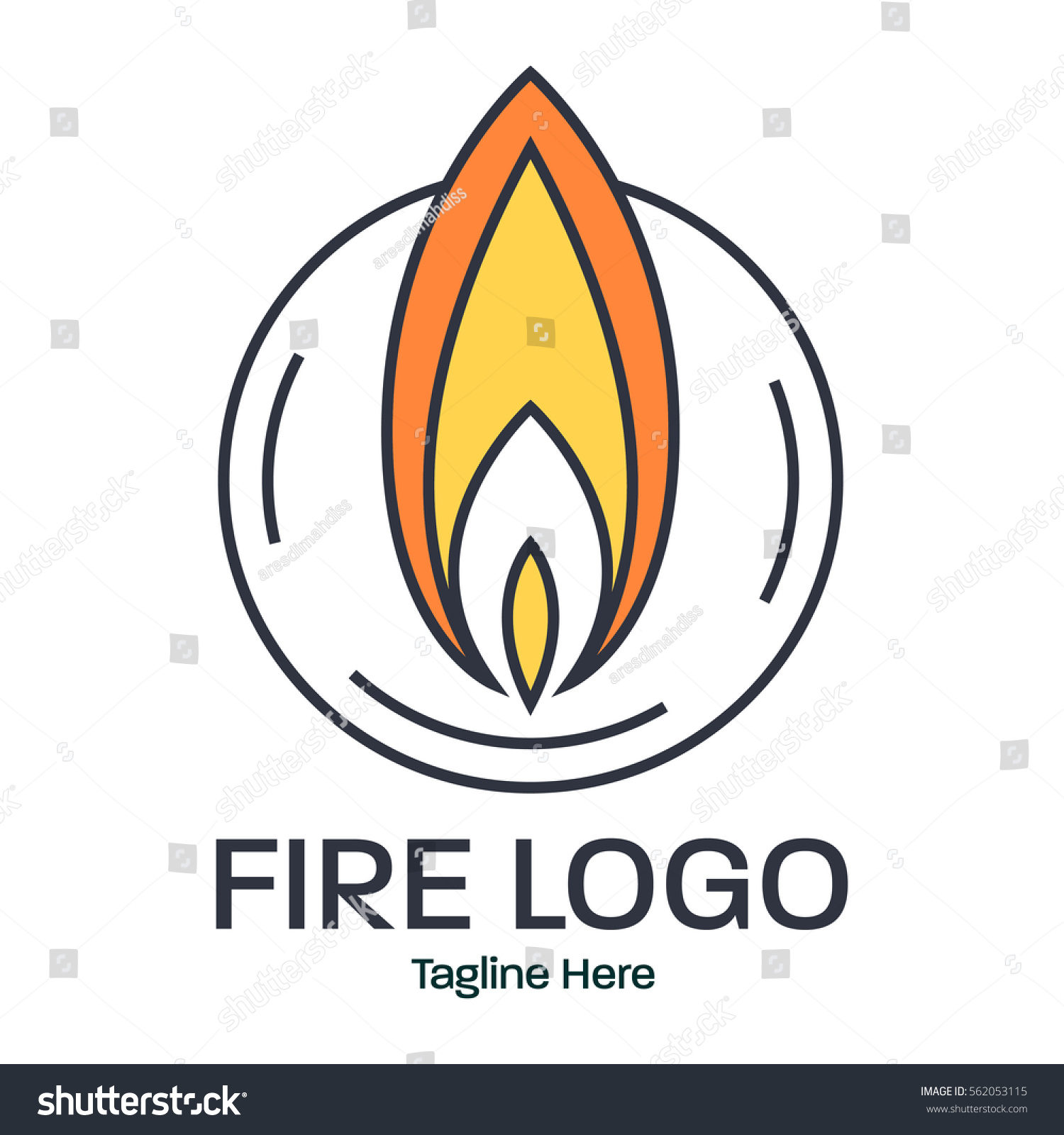 Download Edit Vectors Free Online - Fire logo | Shutterstock Editor