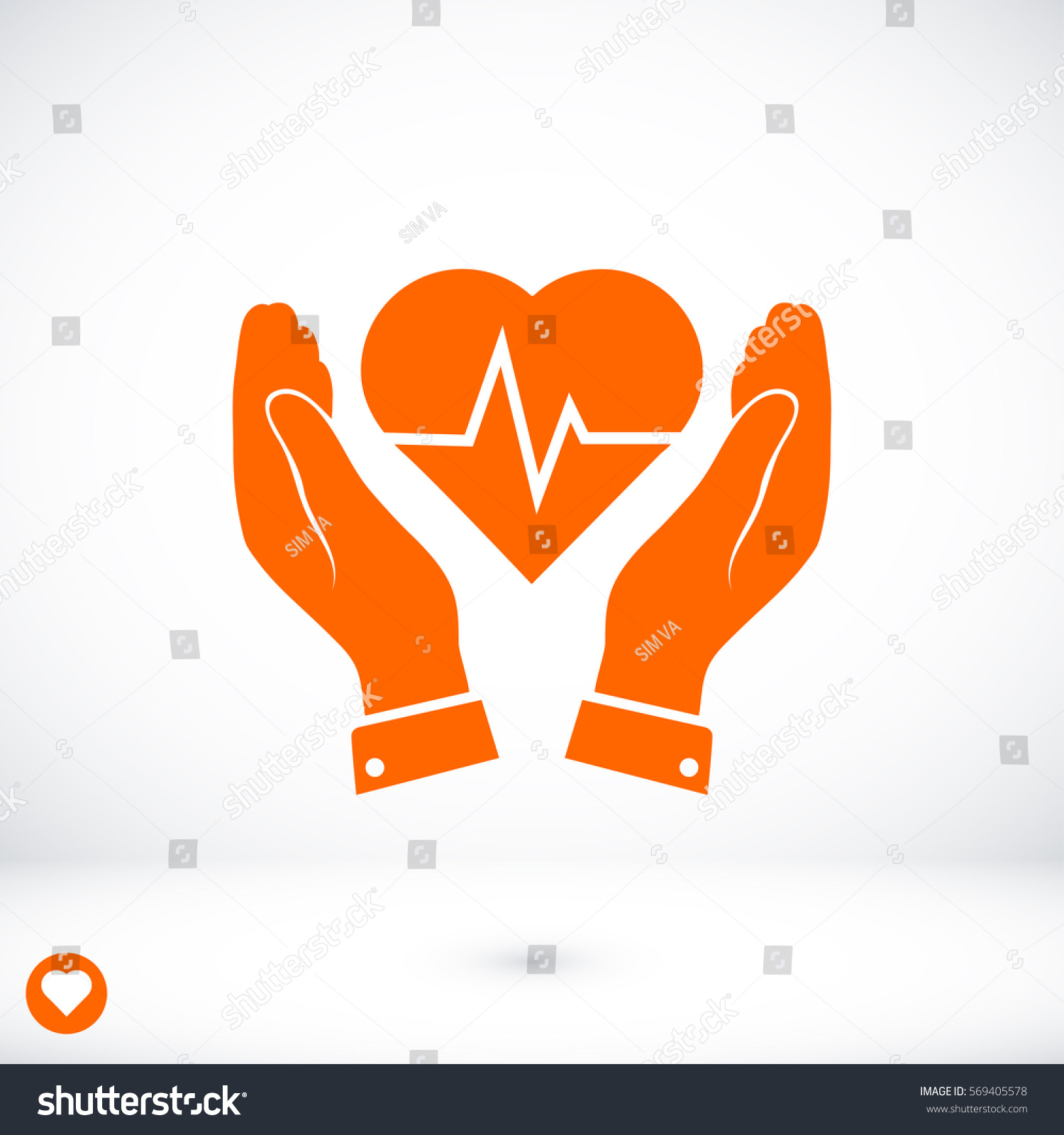 Edit Vectors Free Online - heart and hand | Shutterstock Editor