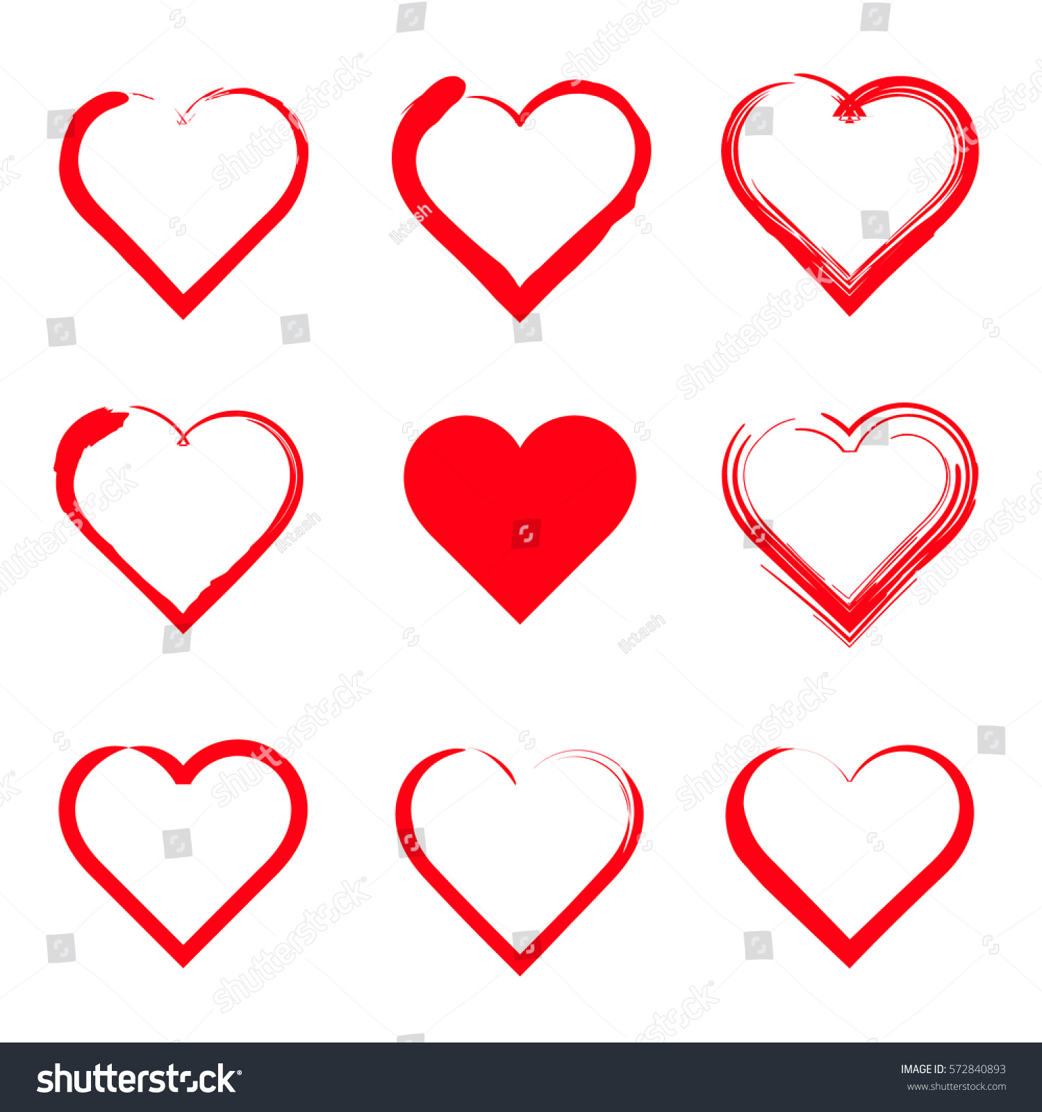 Edit Vectors Free Online - Vector hearts | Shutterstock Editor