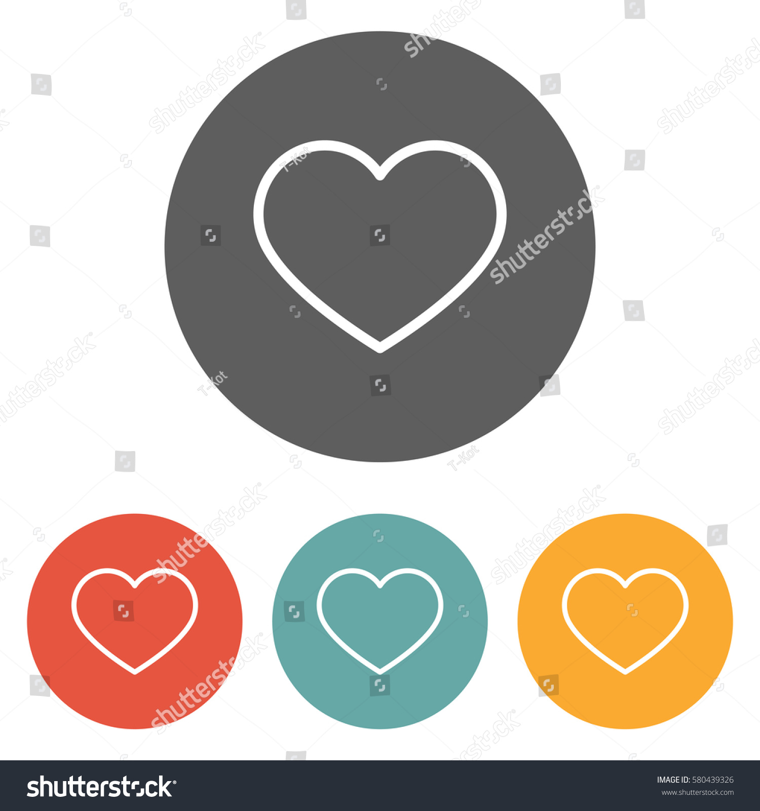 Edit Vectors Free Online - Heart icon | Shutterstock Editor