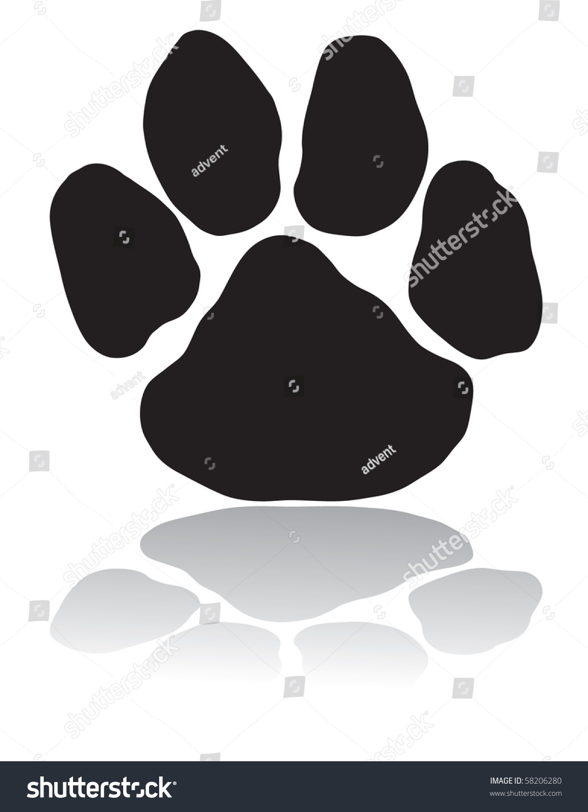 Edit Vectors Free Online - Black paw | Shutterstock Editor