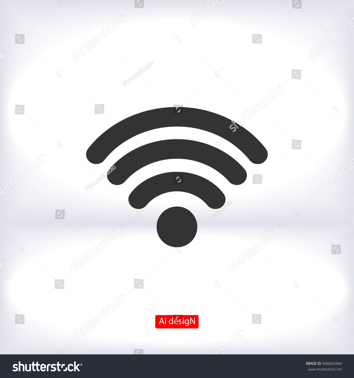 Edit Vectors Free Online - Wi-Fi icon. | Shutterstock Editor
