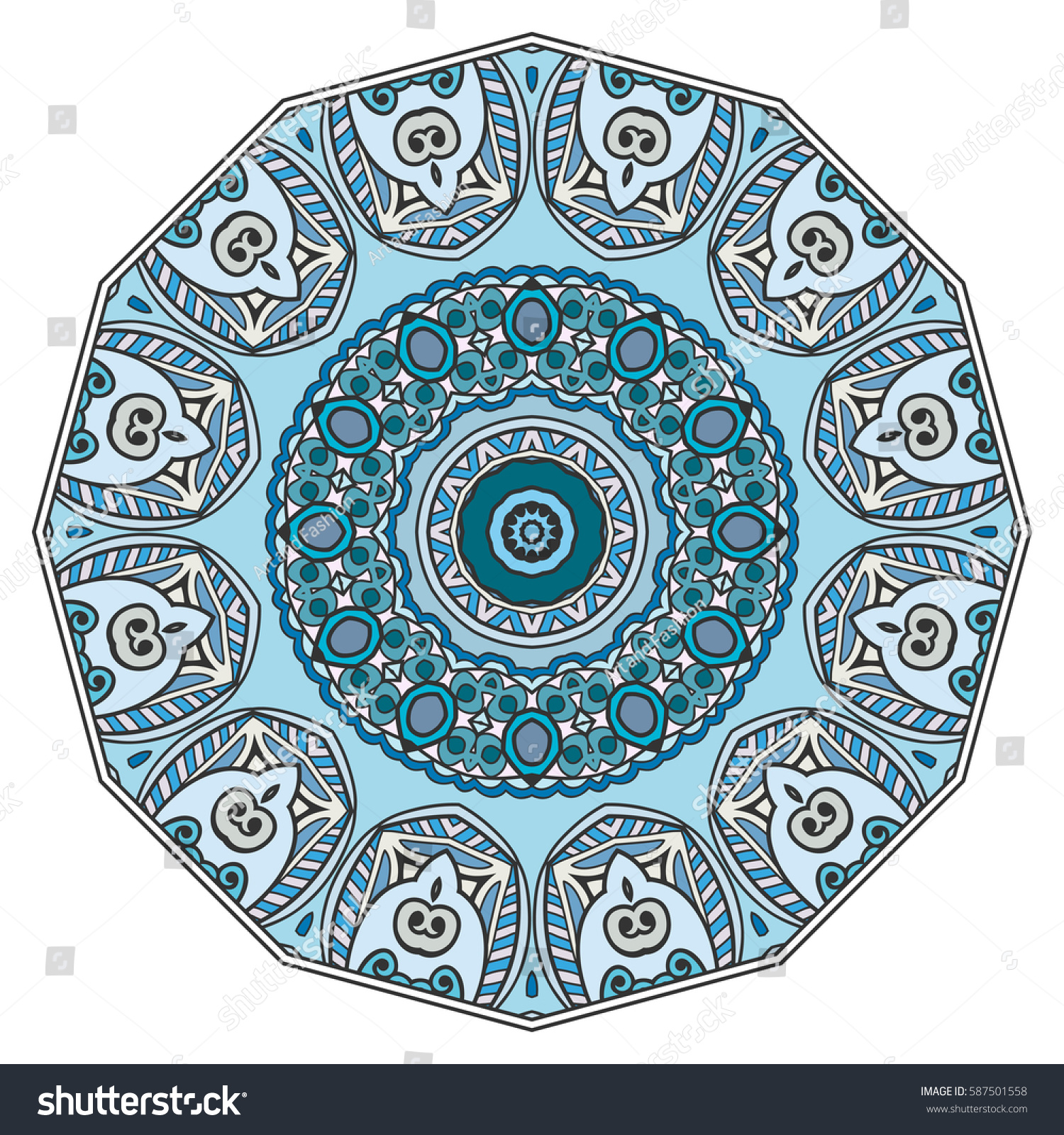 Download Edit Vectors Free Online - Mandala flower | Shutterstock ...