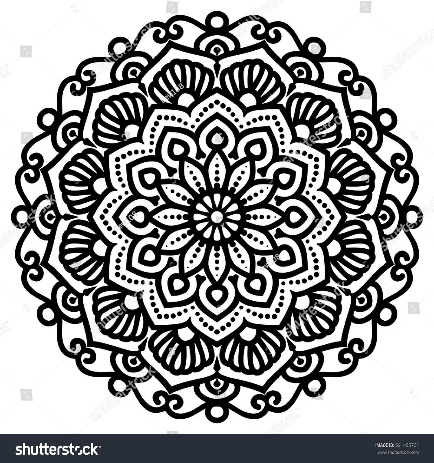 Download Edit Vectors Free Online - Mandala | Shutterstock Editor