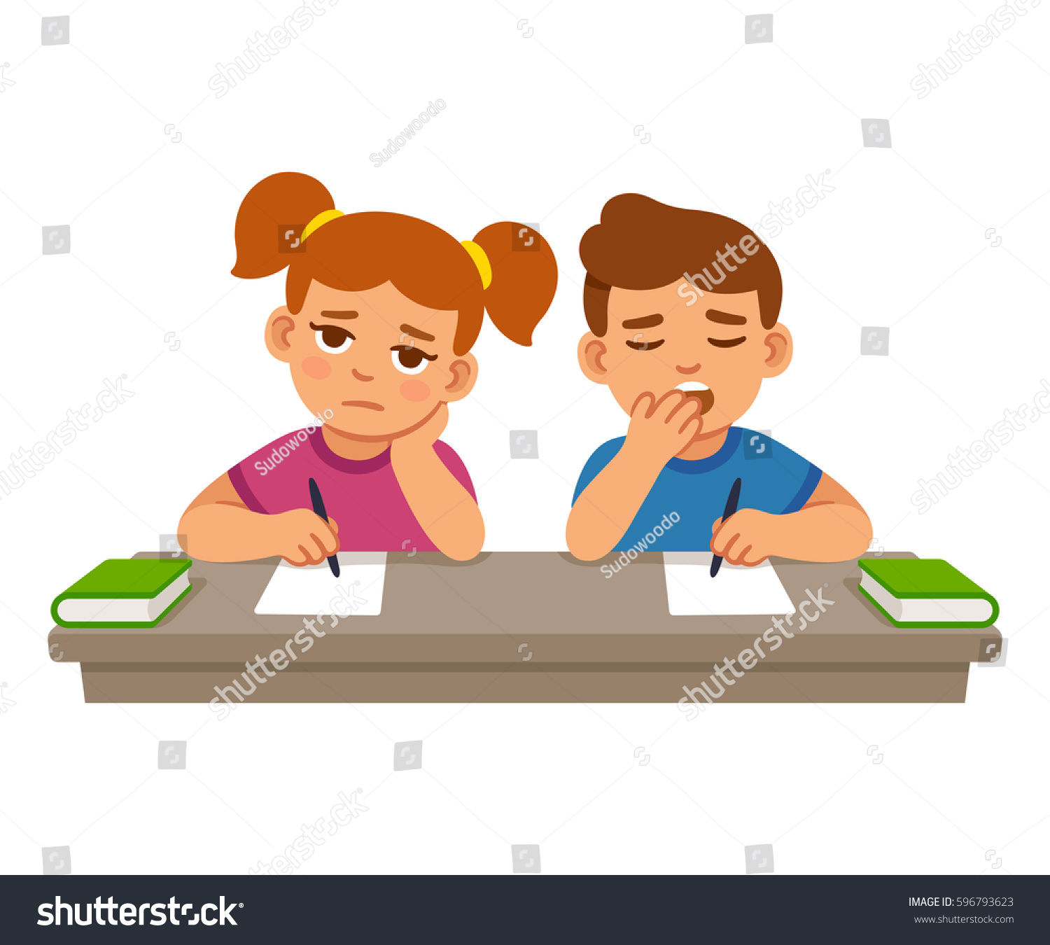 Download Edit Vectors Free Online - Bored kids | Shutterstock Editor