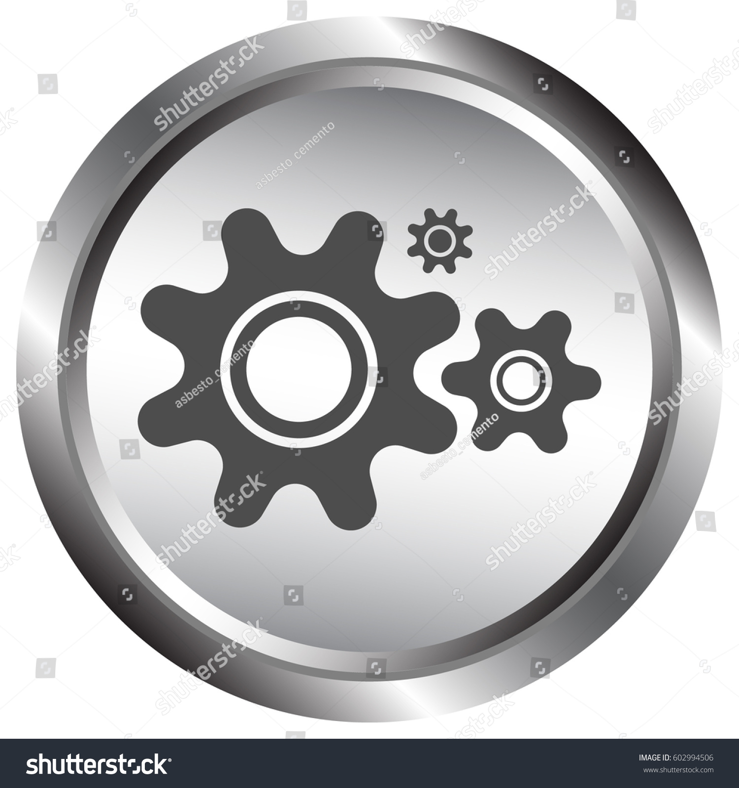 Edit Vectors Free Online - icon of cogwheels. | Shutterstock Editor