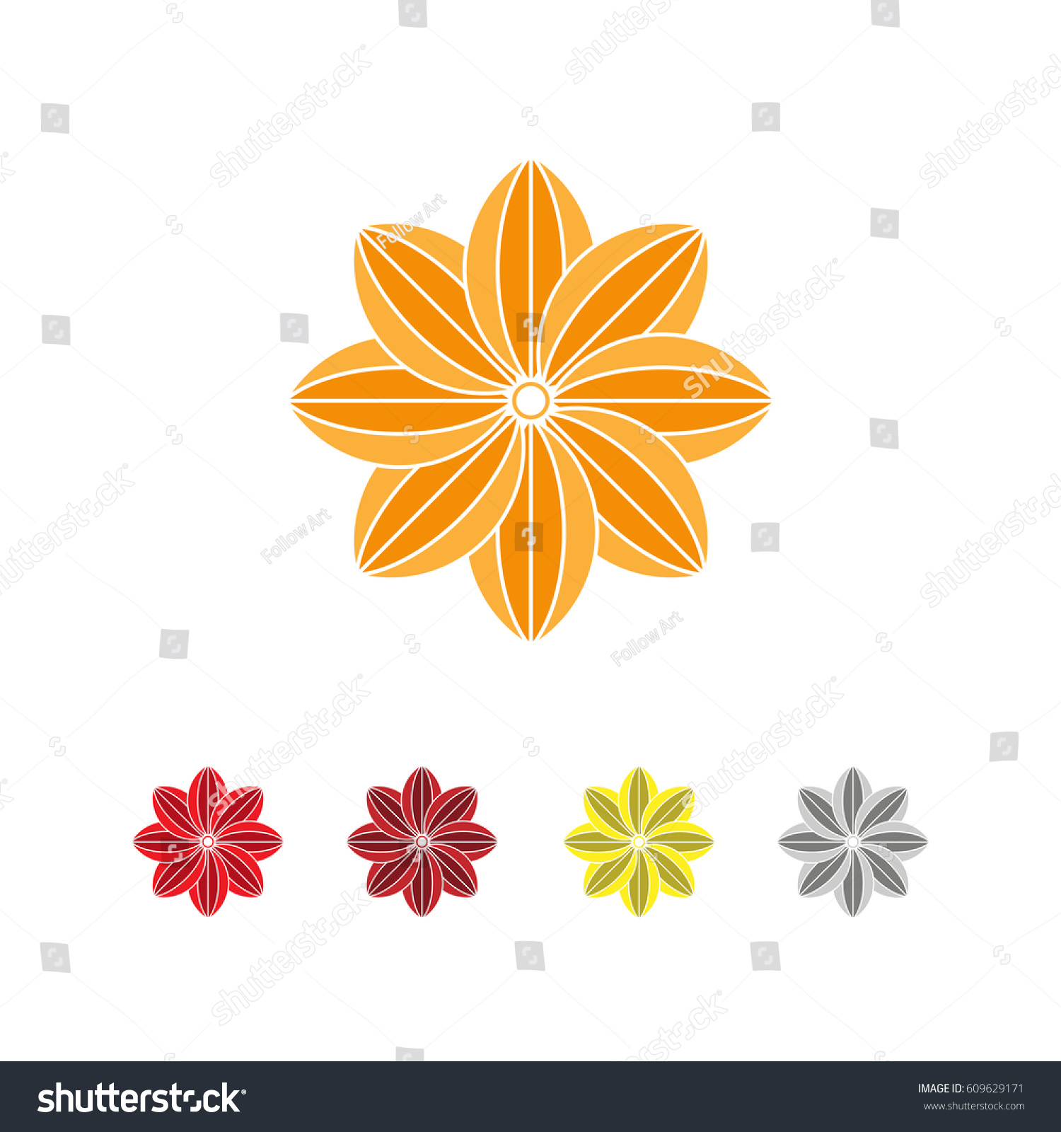 Edit Vectors Free Online - flower logo | Shutterstock Editor