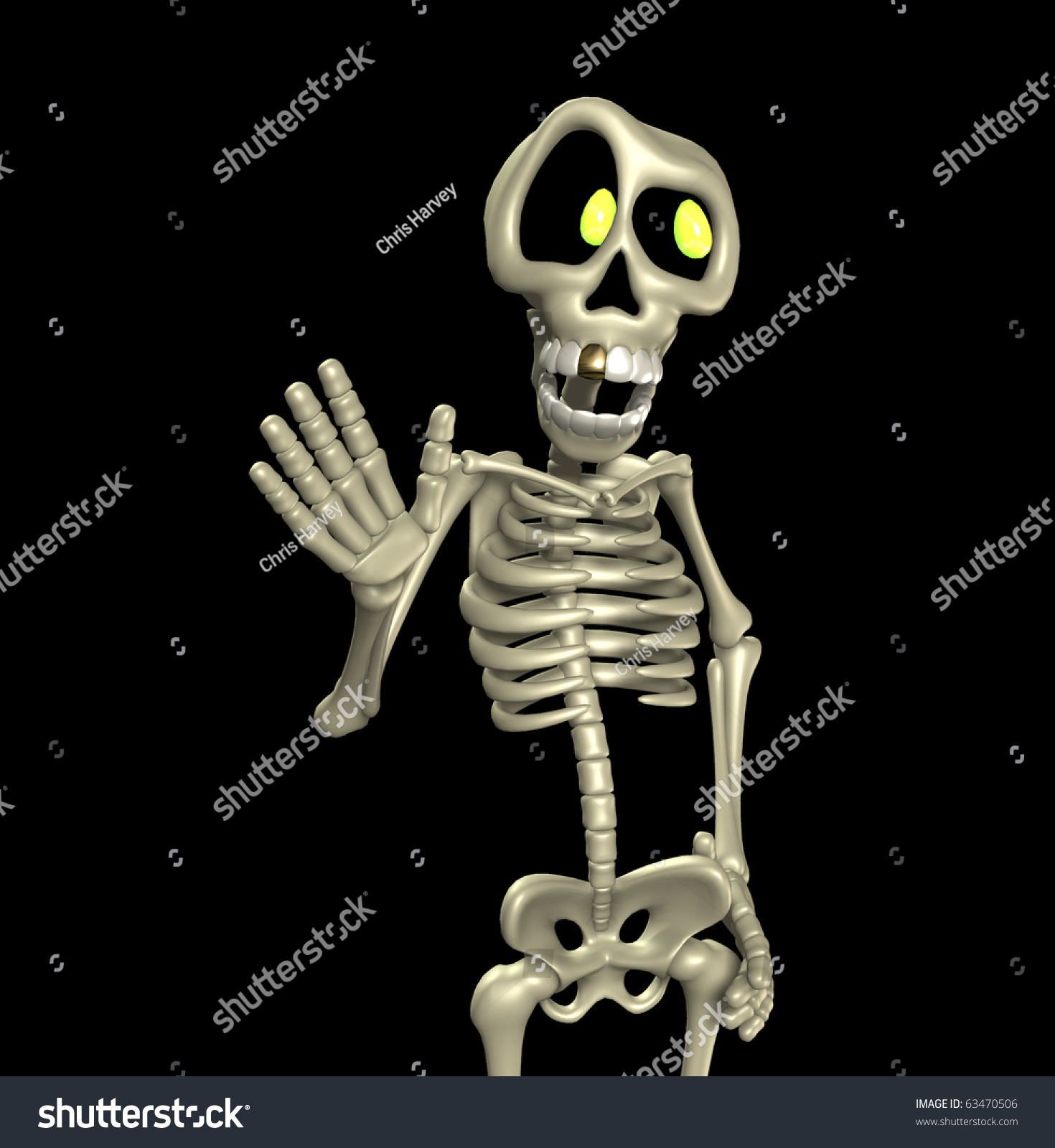 Edit Vectors Free Online - A cartoon skeleton | Shutterstock Editor