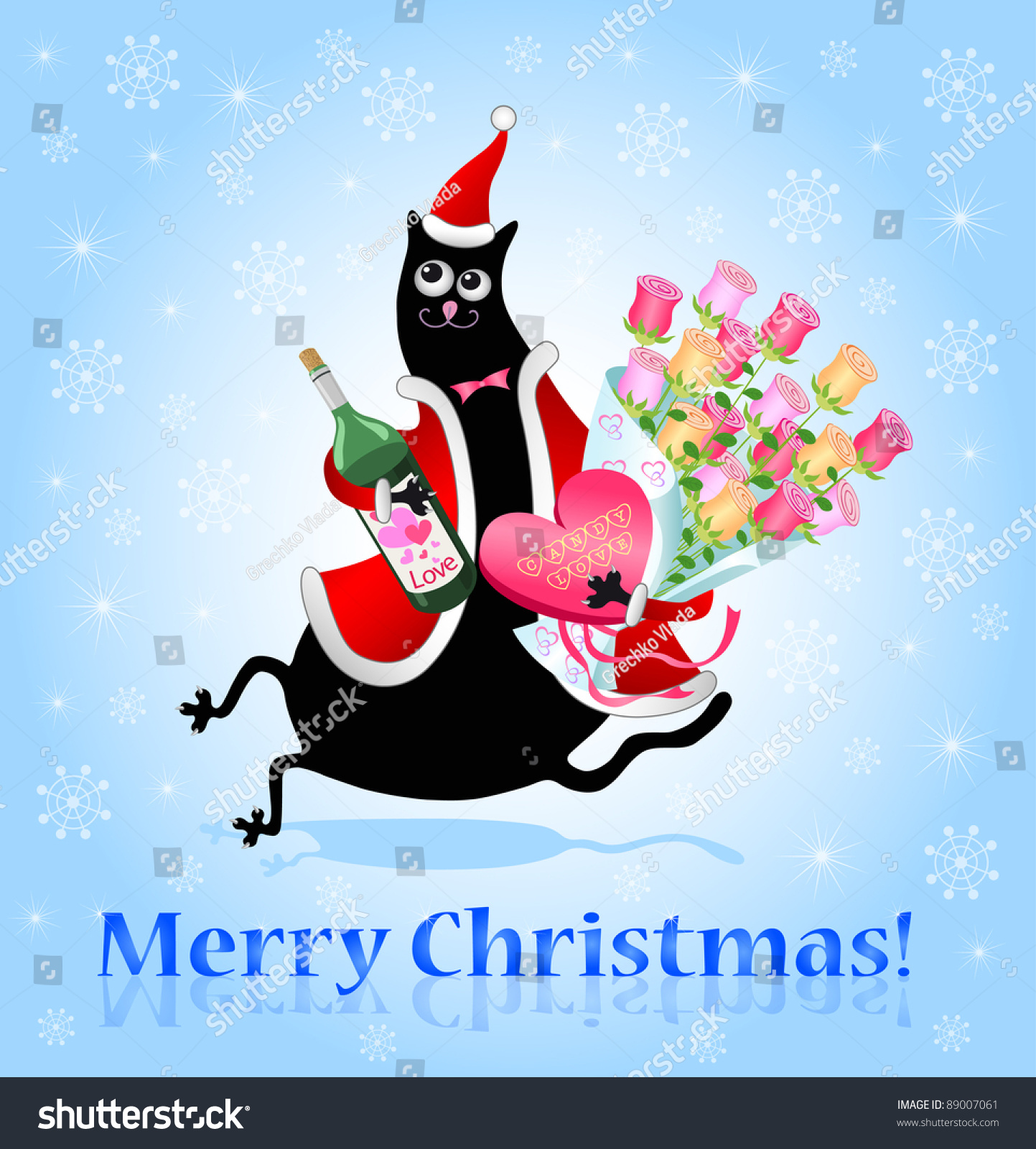 Edit Vectors Free Online - Christmas card | Shutterstock Editor