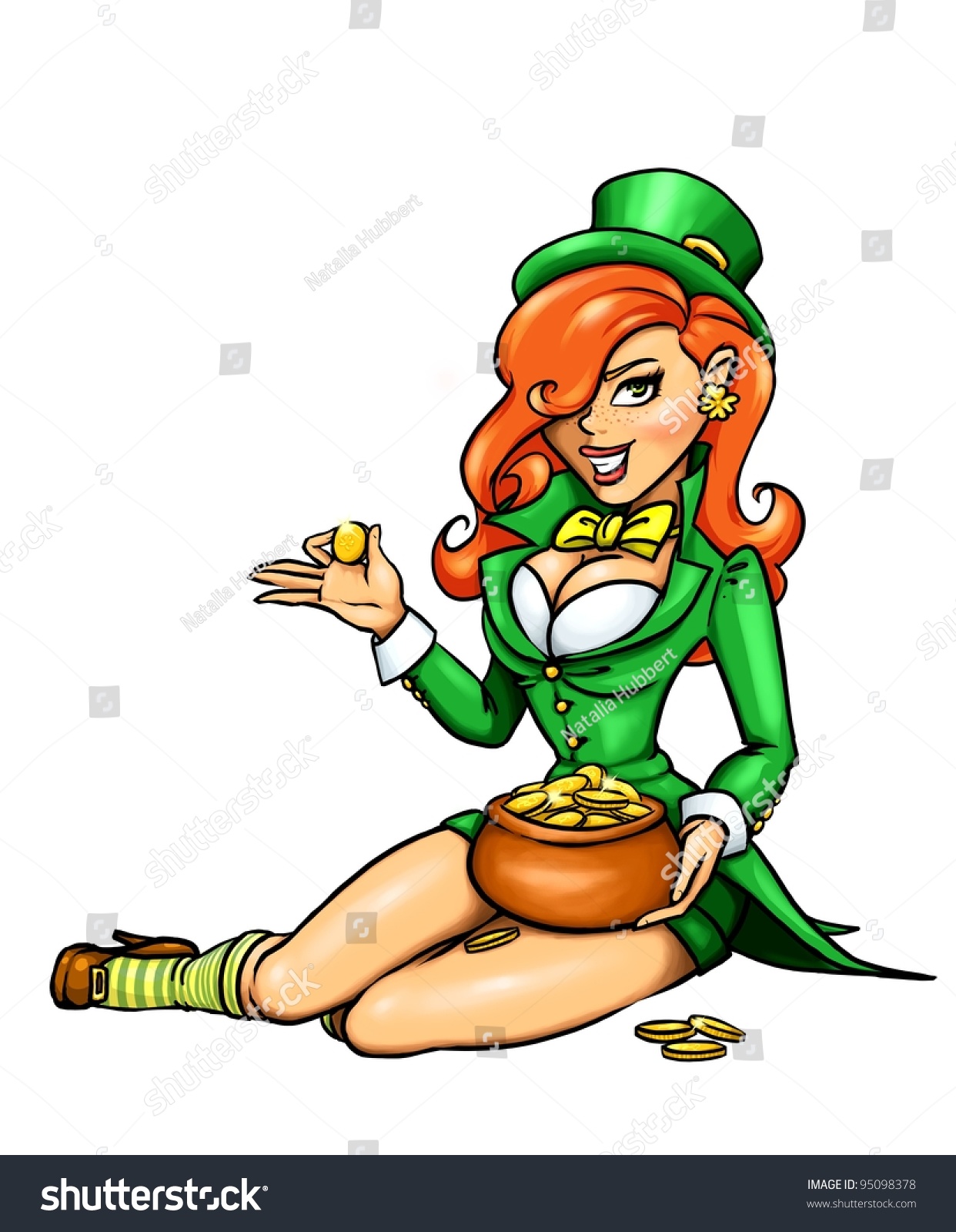 Edit Vectors Free Online - Leprechaun girl | Shutterstock Editor