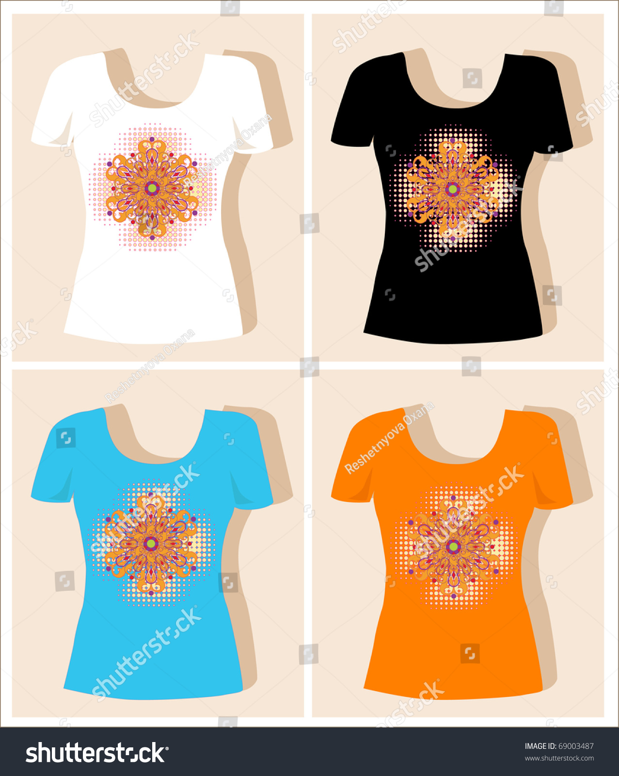 Abstract T-Shirt Design Stock Photo 69003487 : Shutterstock