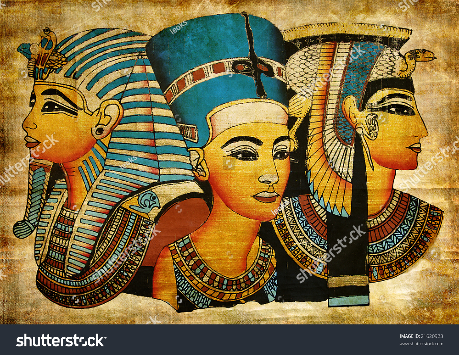 Ancient Egyptian Parchment Stock Photo 21620923 : Shutterstock