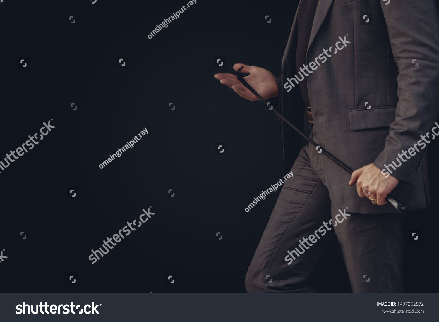 Angry Business Man Horse Whip Stock Photo 1437252872 | Shutterstock