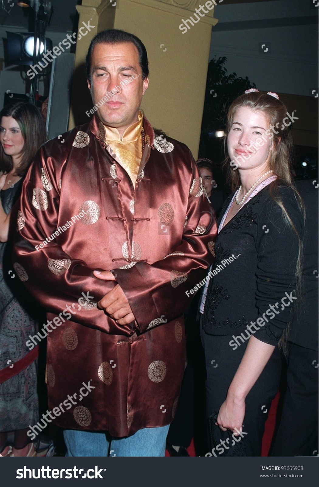 04 AUG 97 Actor STEVEN SEAGAL Girlfriend ARISSA Stock Photo (Edit Now