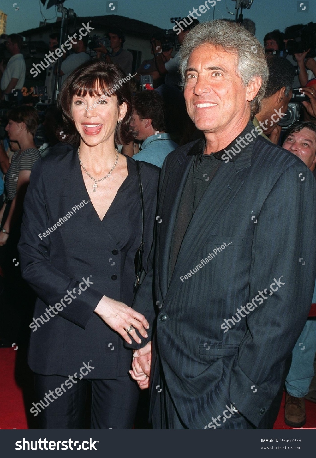 04aug97 Actress Victoria Principal Husband Dr Stock Photo (Edit Now