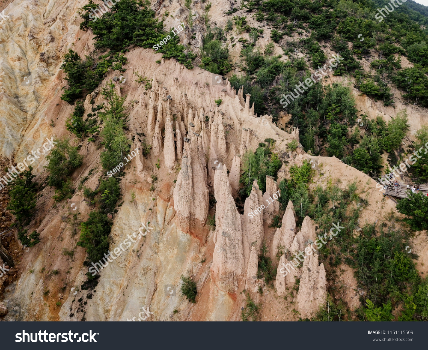 Meaning Devils Town Peculiar Rock Formation Stock Photo Edit Now