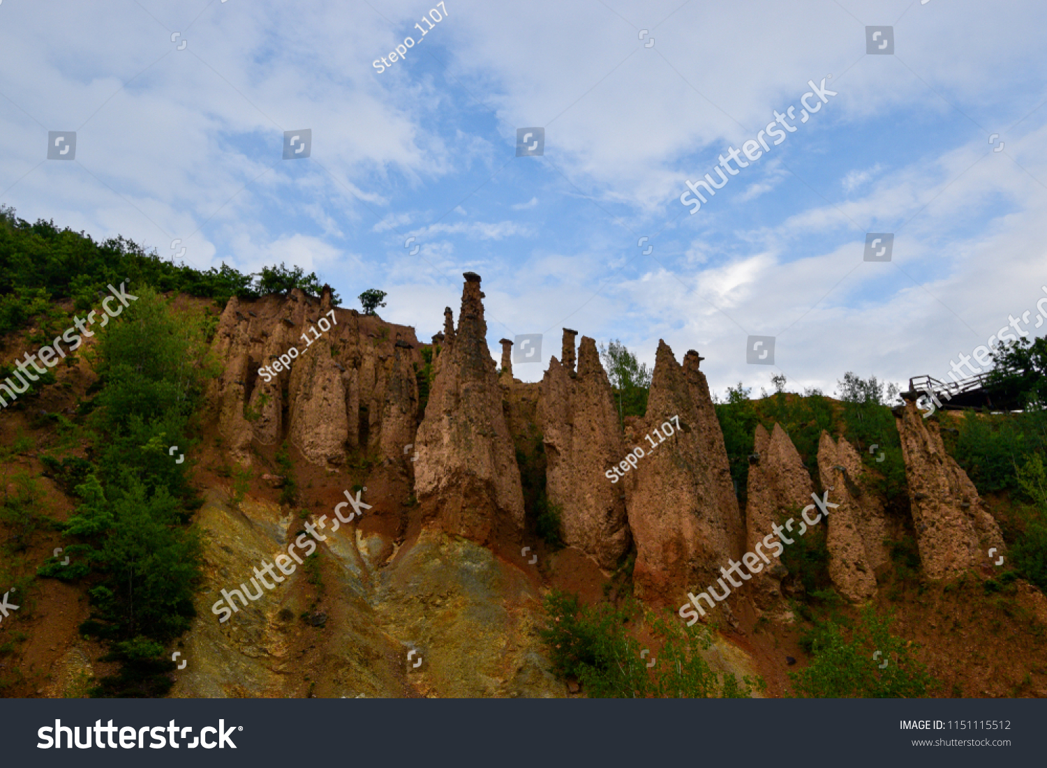 Meaning Devils Town Peculiar Rock Formation Stock Photo Edit Now