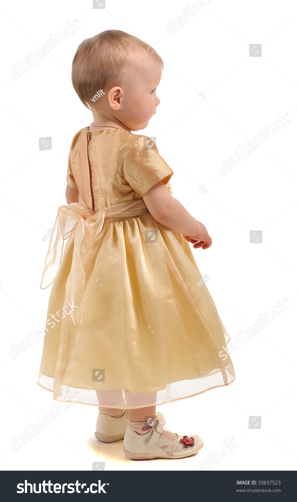 pale yellow dress for little girl