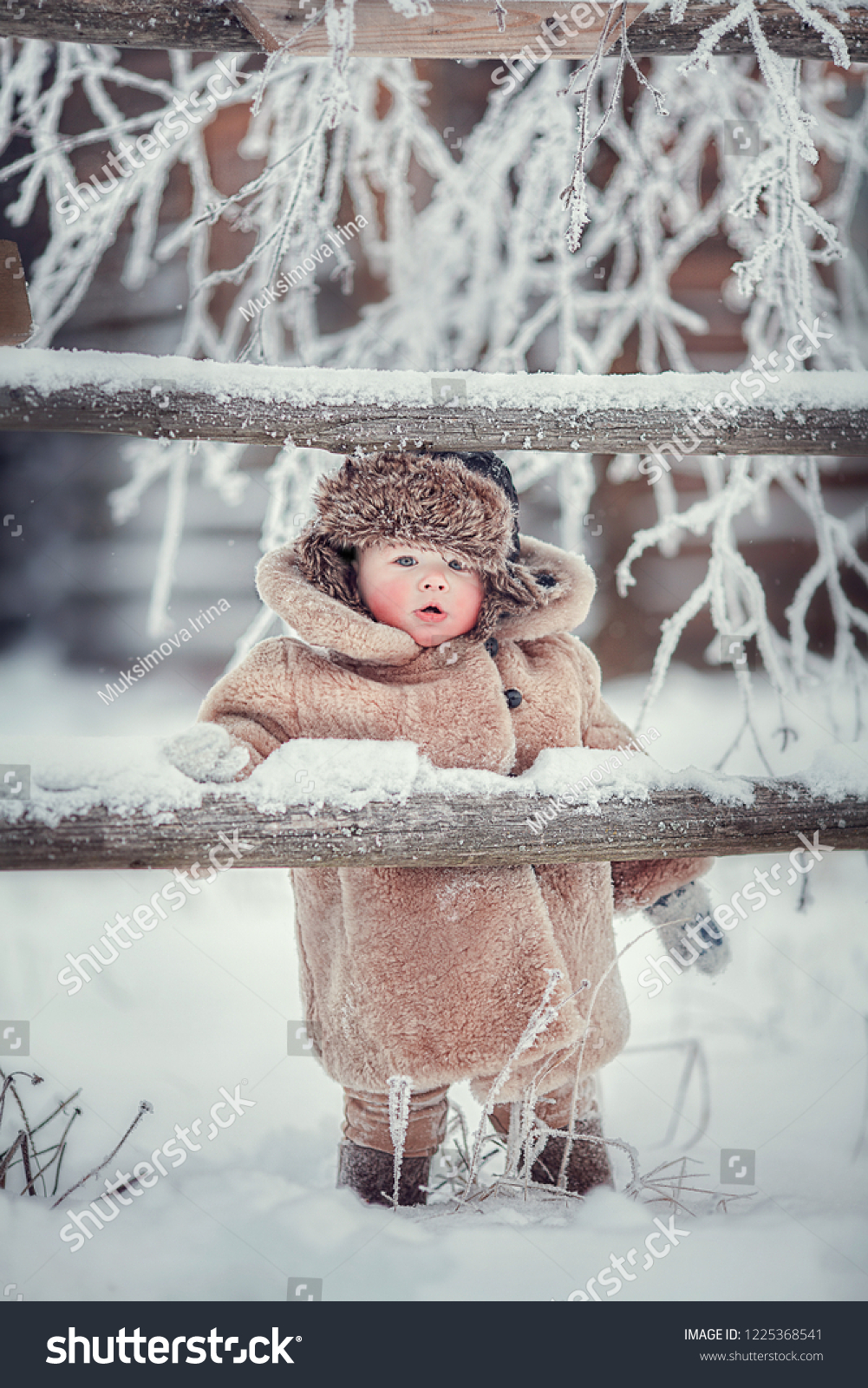 russian baby fur hat
