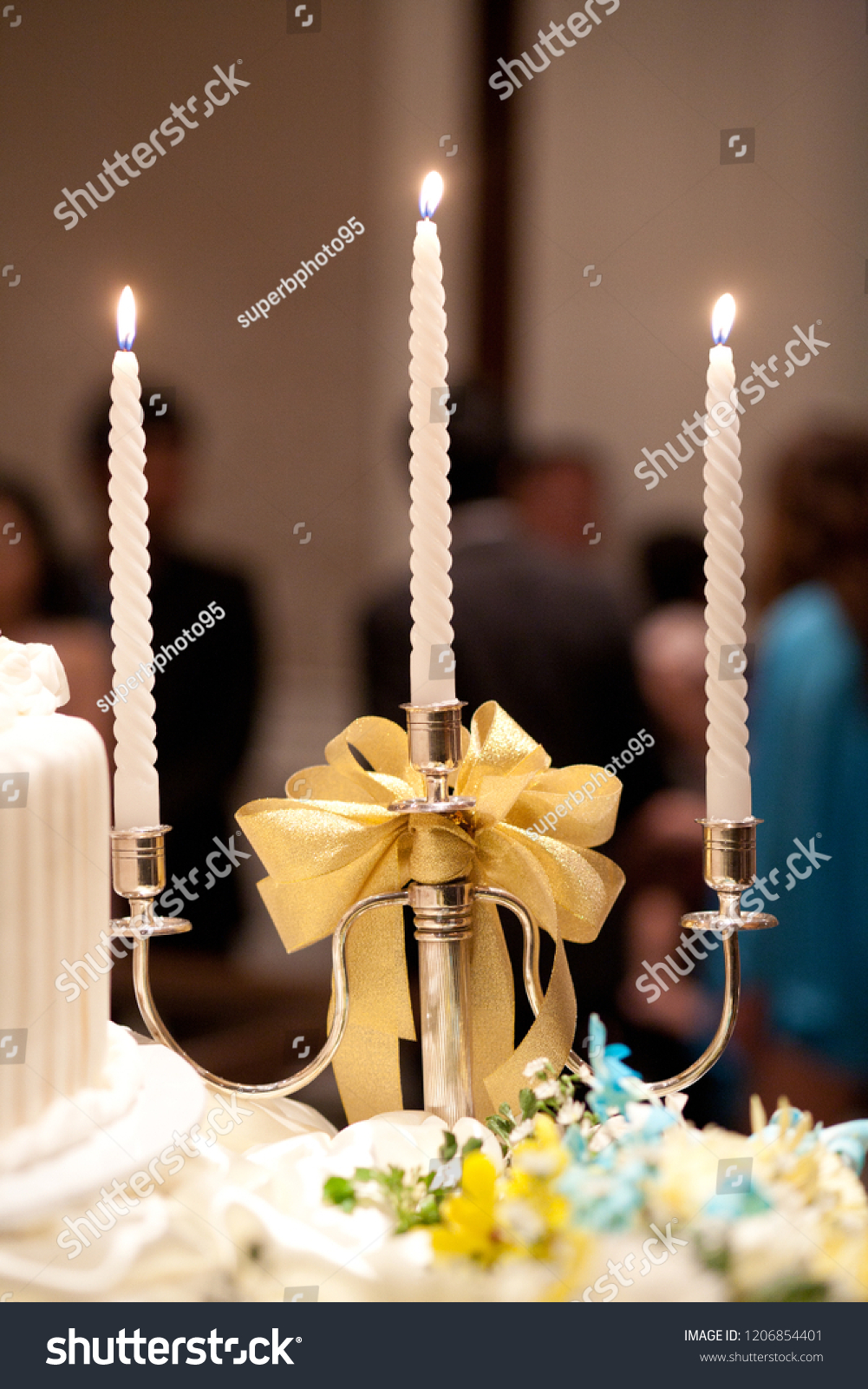 beautiful wedding candles