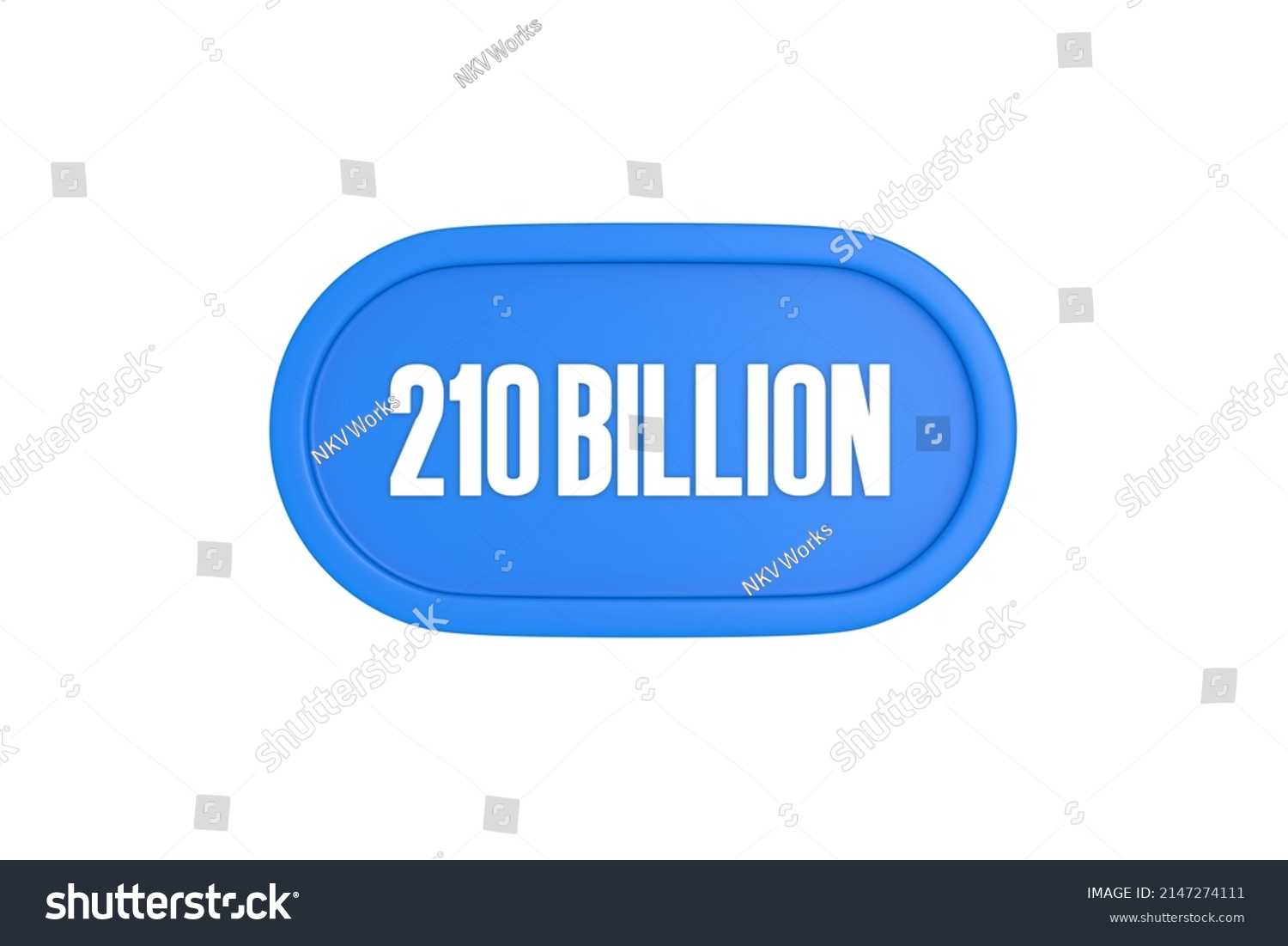 210-billion-3d-sign-light-blue-stock-illustration-2147274111-shutterstock