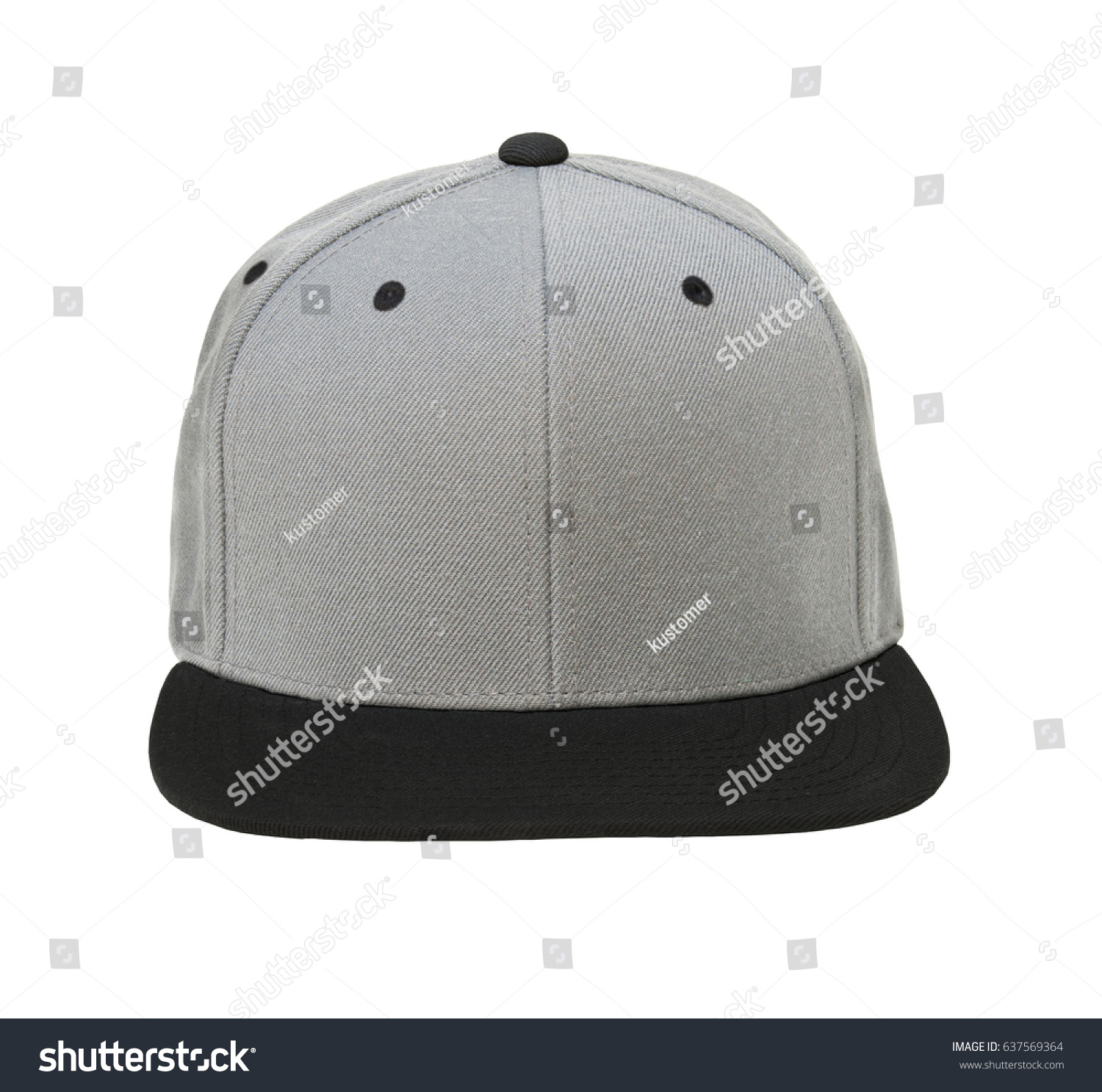 hat with snap in front