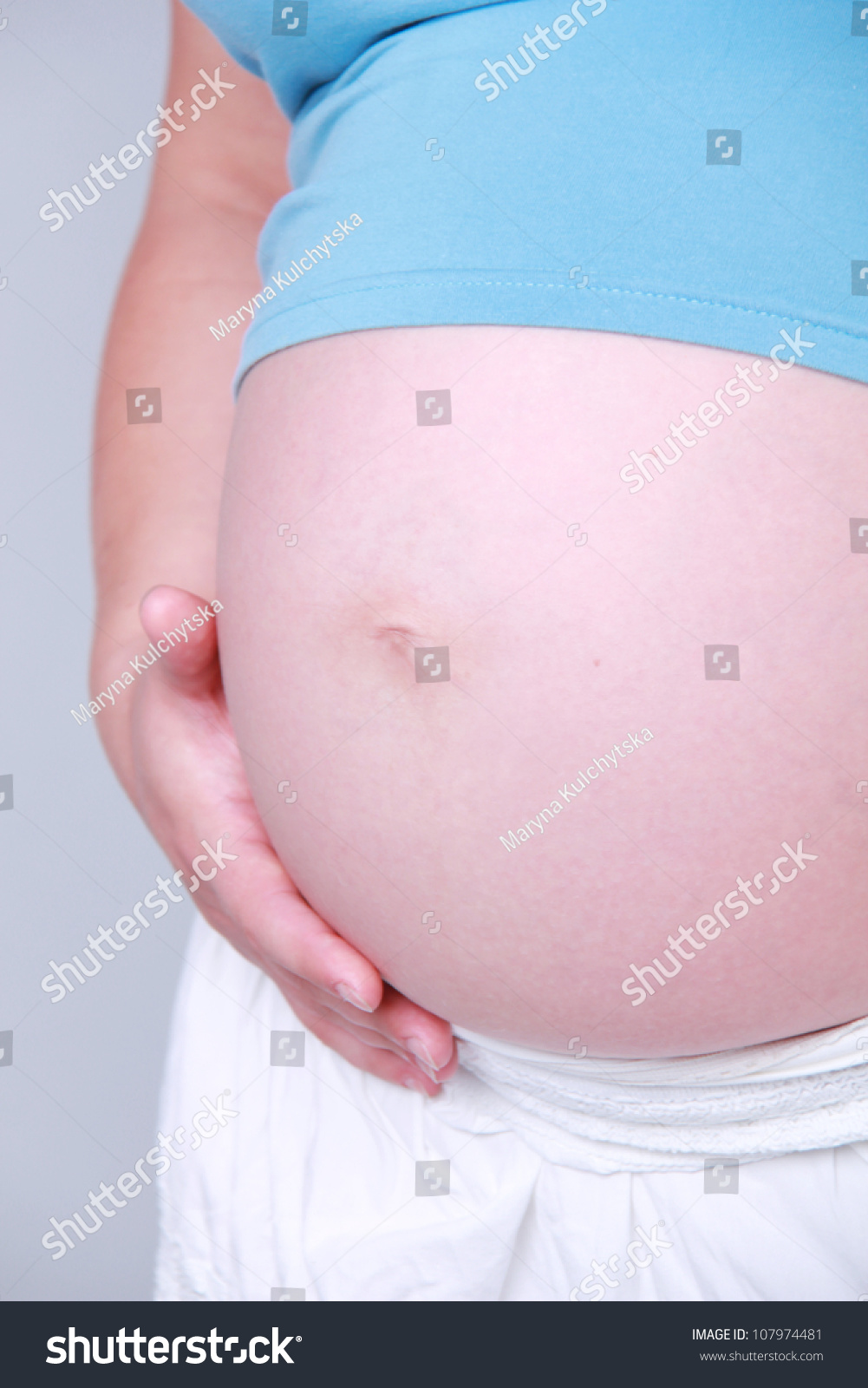 Body Parts Pregnant Woman Stock Photo Edit Now 107974481