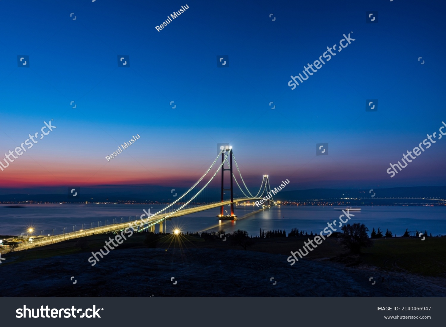 1915 Canakkale Bridge Canakkale Turkey Worlds Stock Photo 2140466947 ...