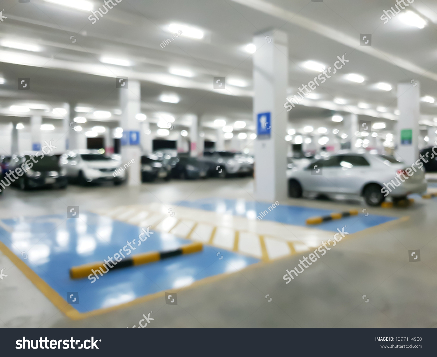 Car Parking Disabled People Shopping Mallindoor Stock Photo (Edit Now ...