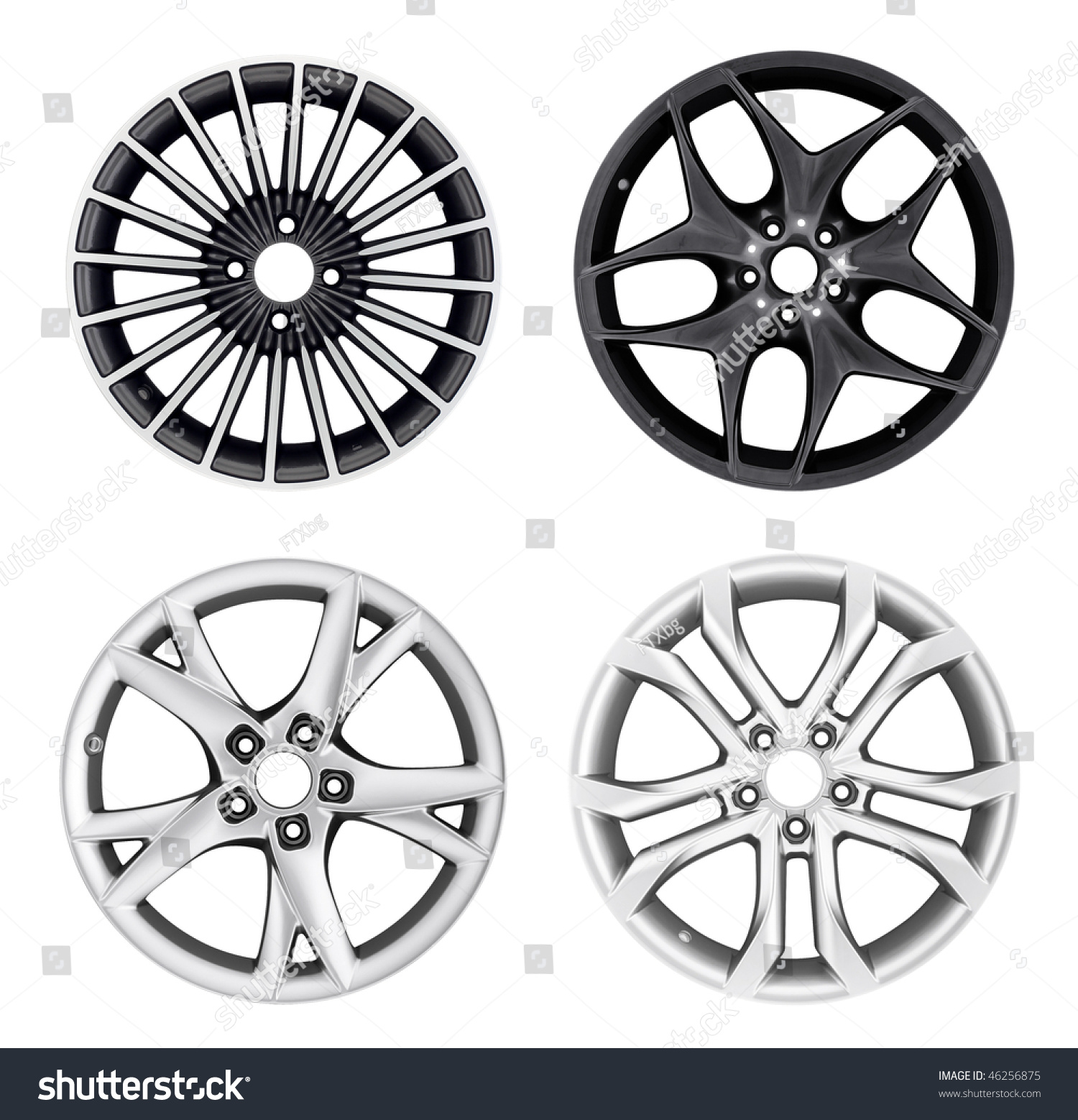 Car Rim Series - 7 Stock Photo 46256875 : Shutterstock